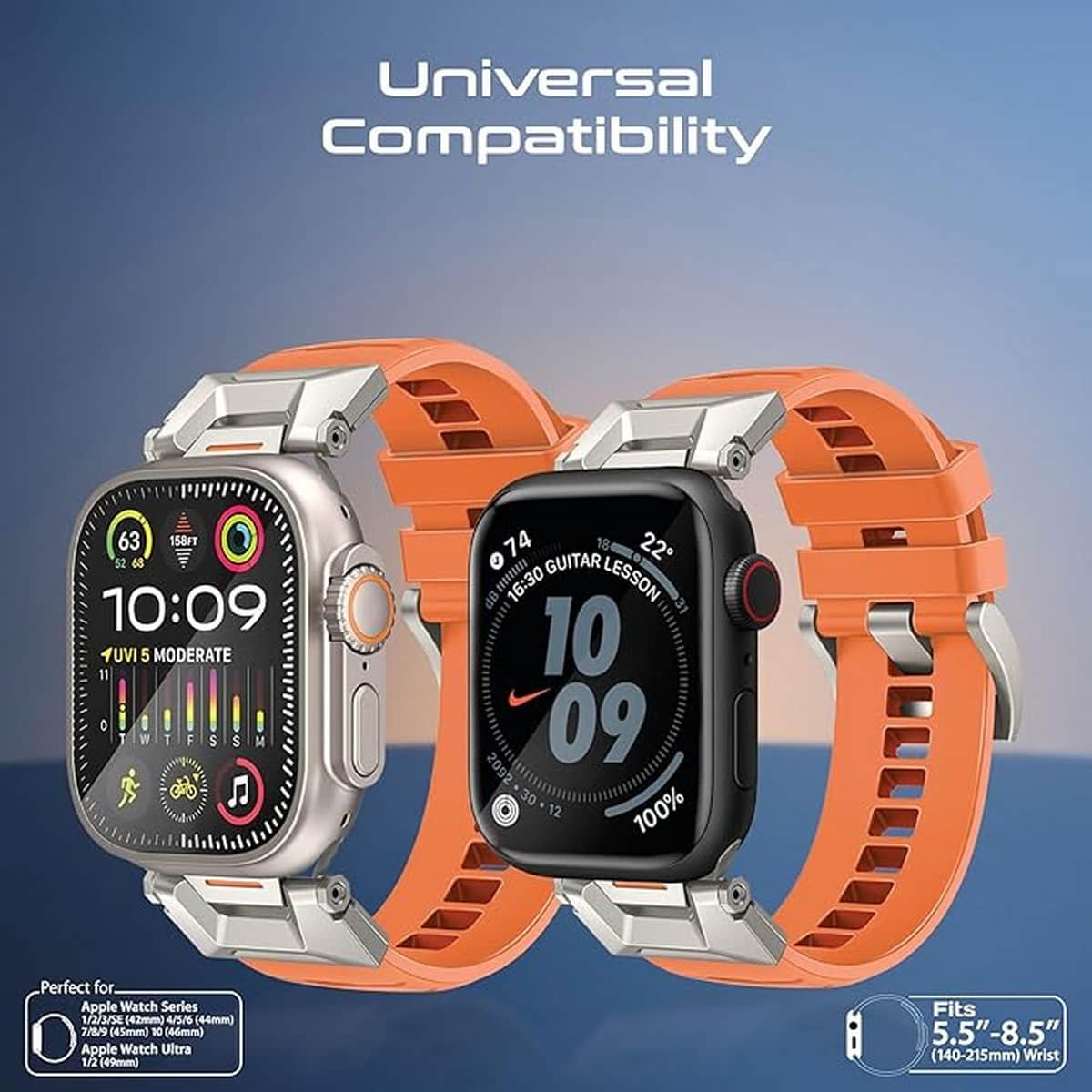 Promate Adjustable Rubber Apple Watch Band