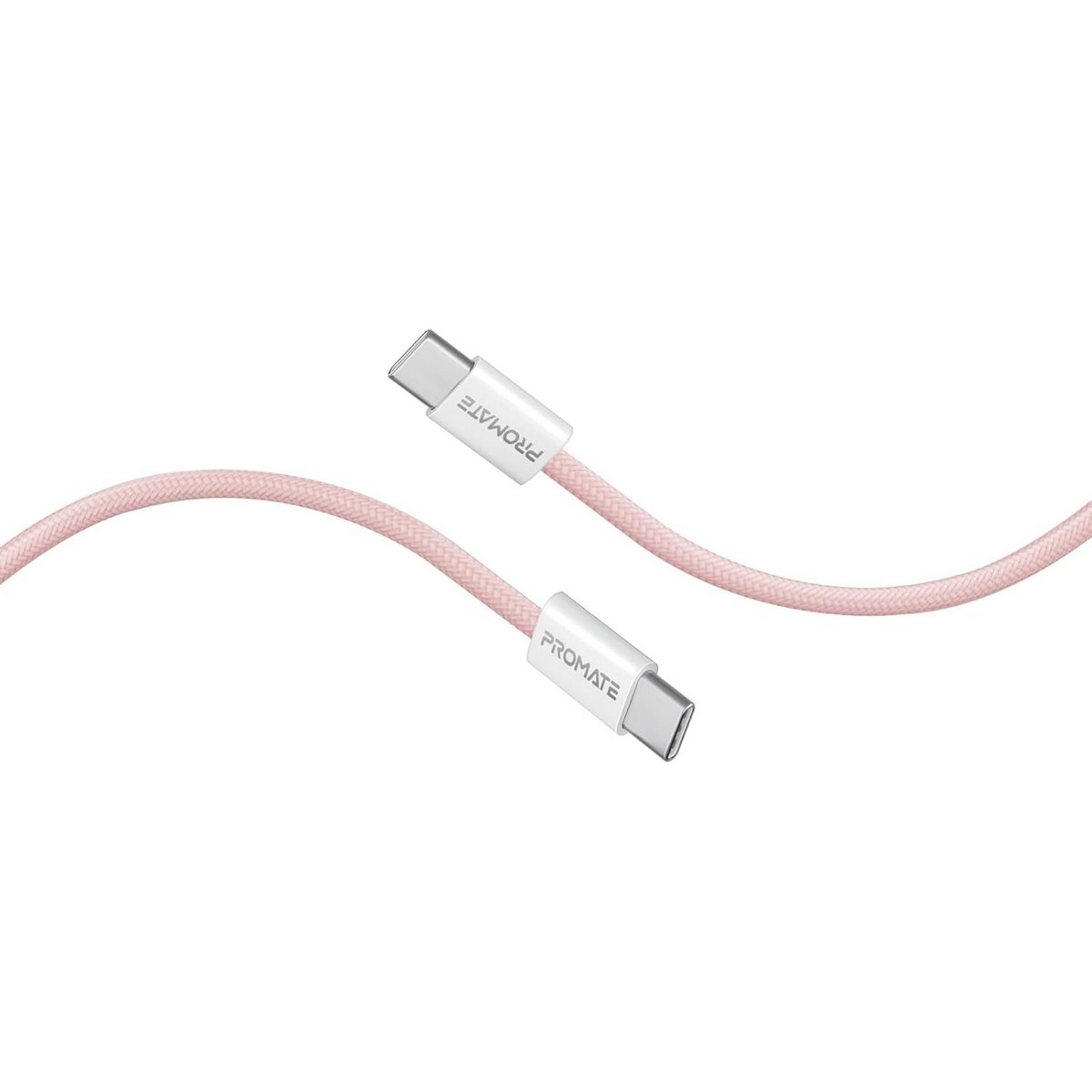 Promate 60W USB-C to USB-C Braided Cable