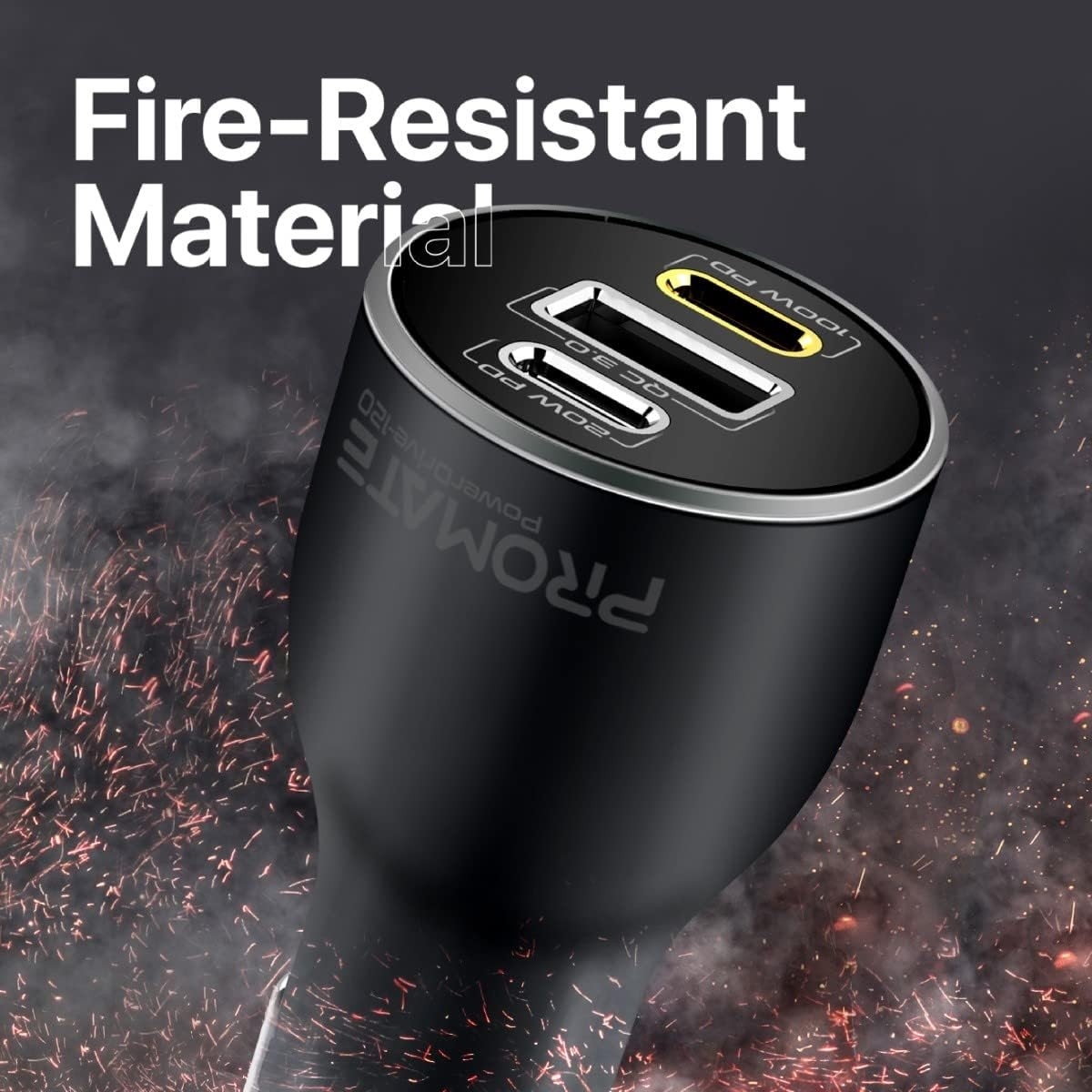 Promate PowerDrive-120 Super-Fast USB-C 120W Car Charger