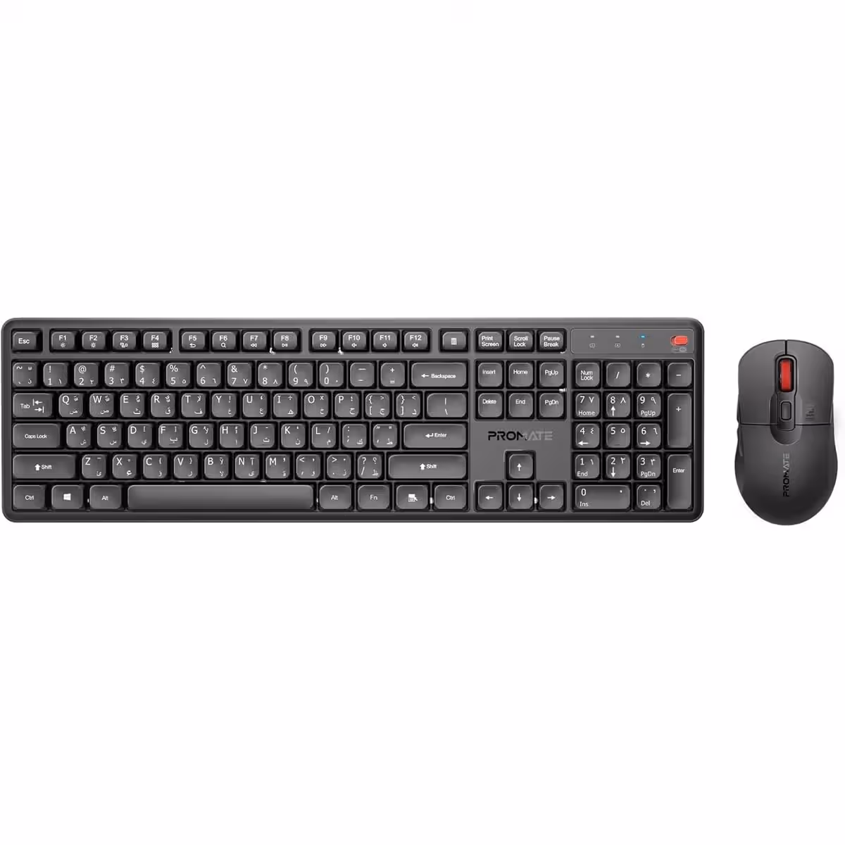 Promate ProCombo-15 Wireless Silent Keyboard & Mouse Combo