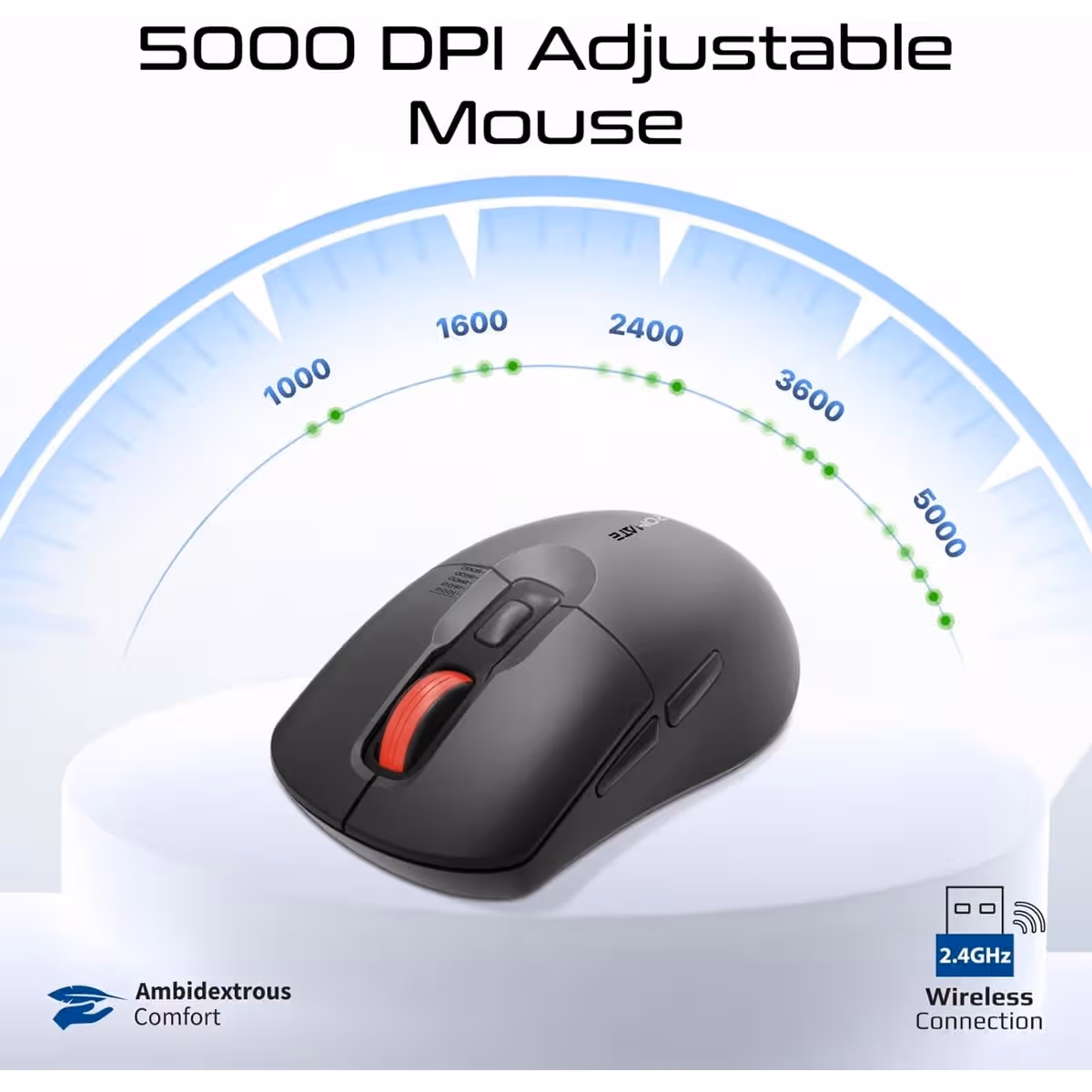 Promate ProCombo-15 Wireless Silent Keyboard & Mouse Combo