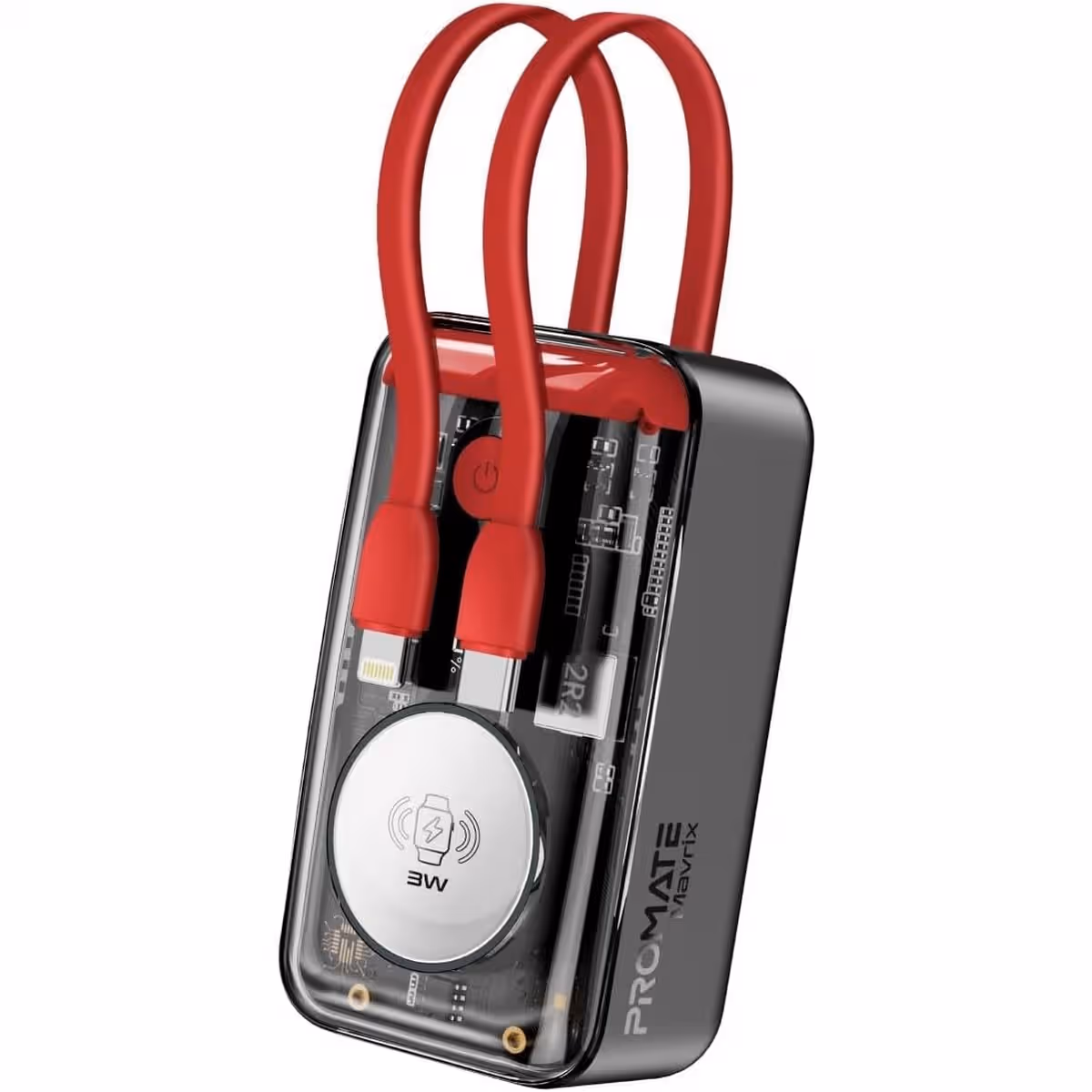 Promate 10000mAh 35W Transparent Power Bank
