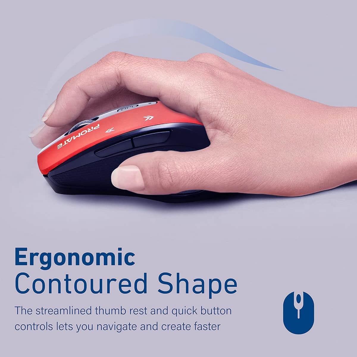 Promate Cursor 2.4GHz High-Precision Wireless Optical Mouse