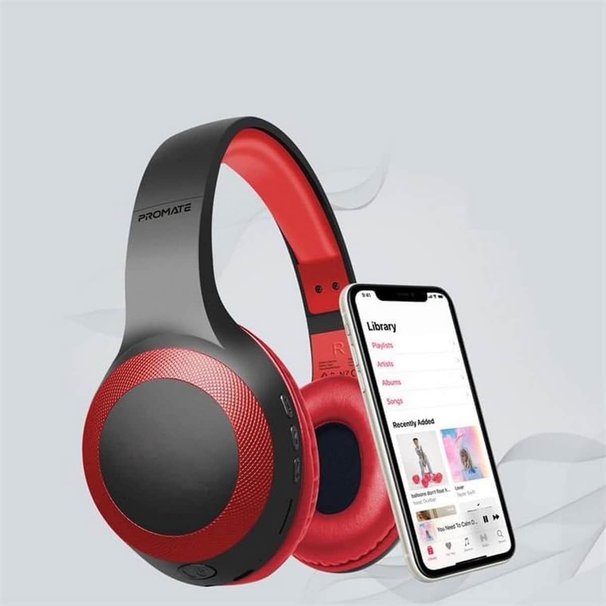 Promate Deep Bass Bluetooth Wireless Over-Ear Headphones