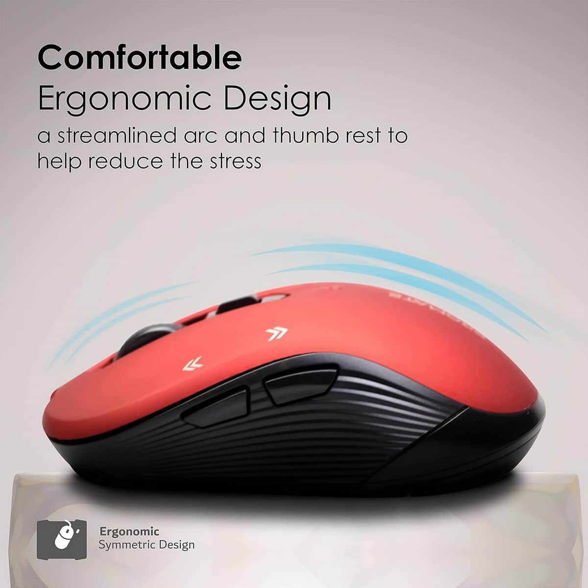 Promate Slider 2.4GHz Symmetric Wireless Optical Mouse