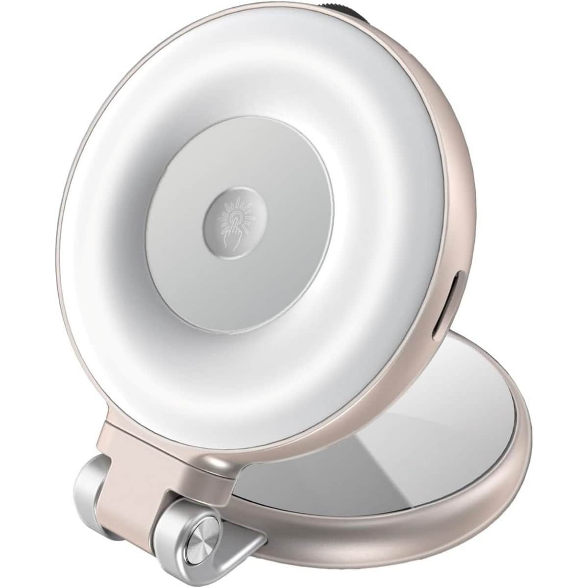Promate MagSafe Ultra-Slim LED Ring Selfie Light with Mirror