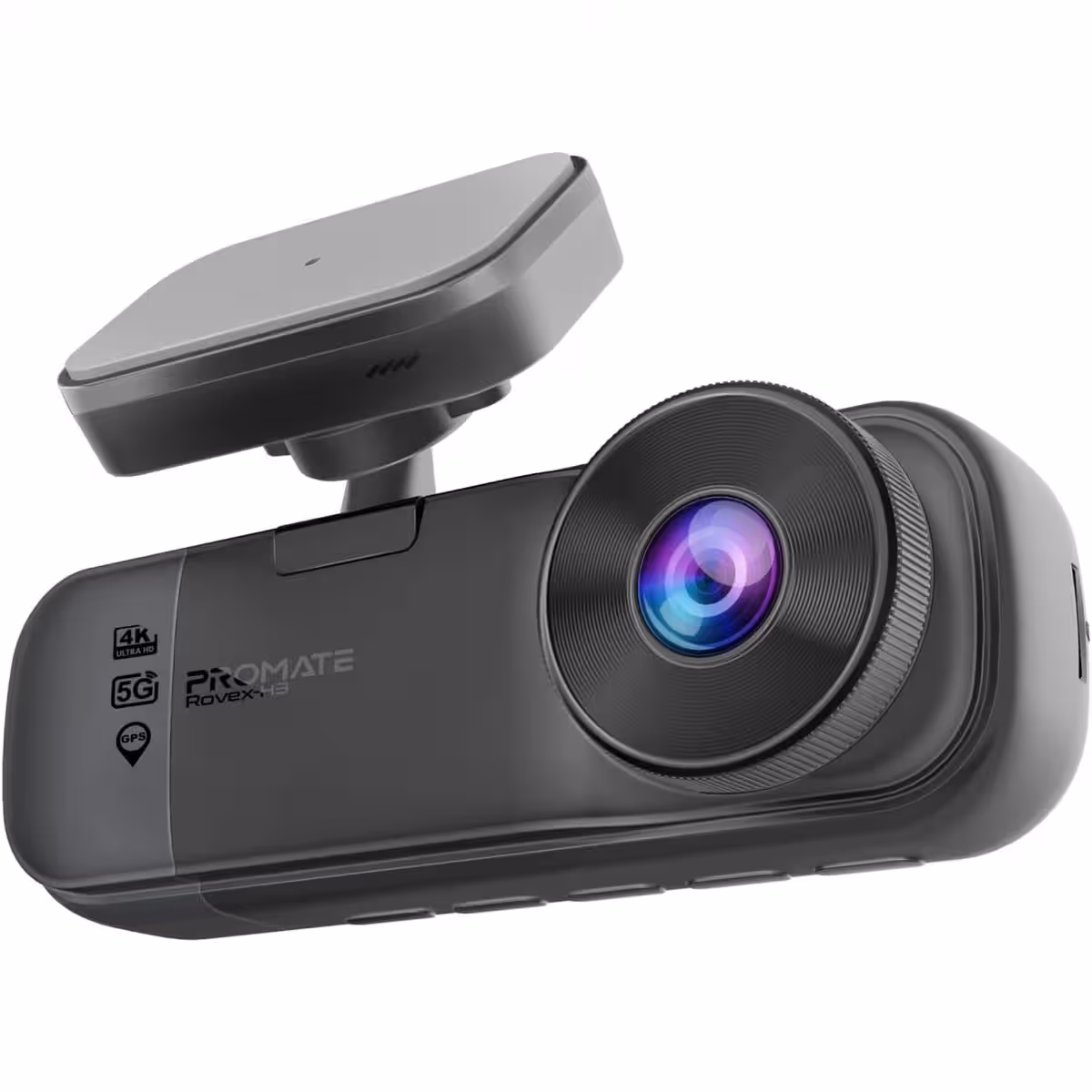 Promate Rovex-H3 4K UHD 3.16" Triple Channel Dash Cam