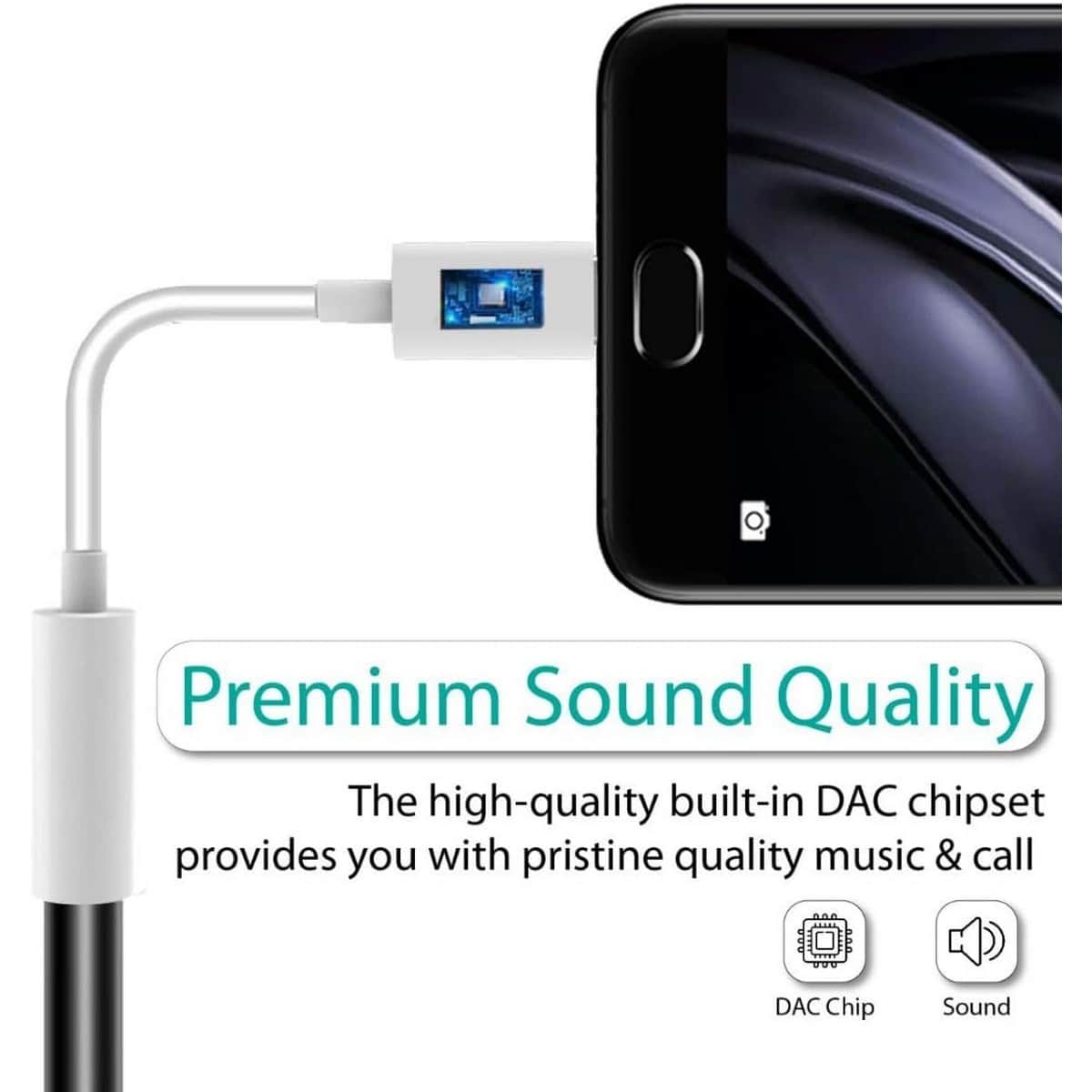 بروميت محول USB-C إلى منفذ 3.5 ملم AUX