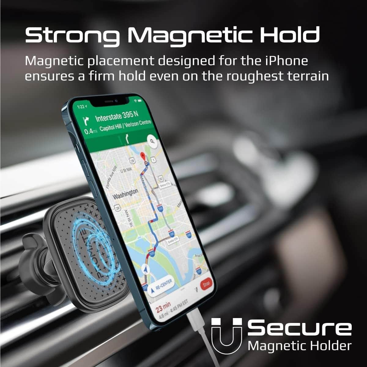 Promate VentMag-XL Cradleless AC Vent Magnetic Car Mount