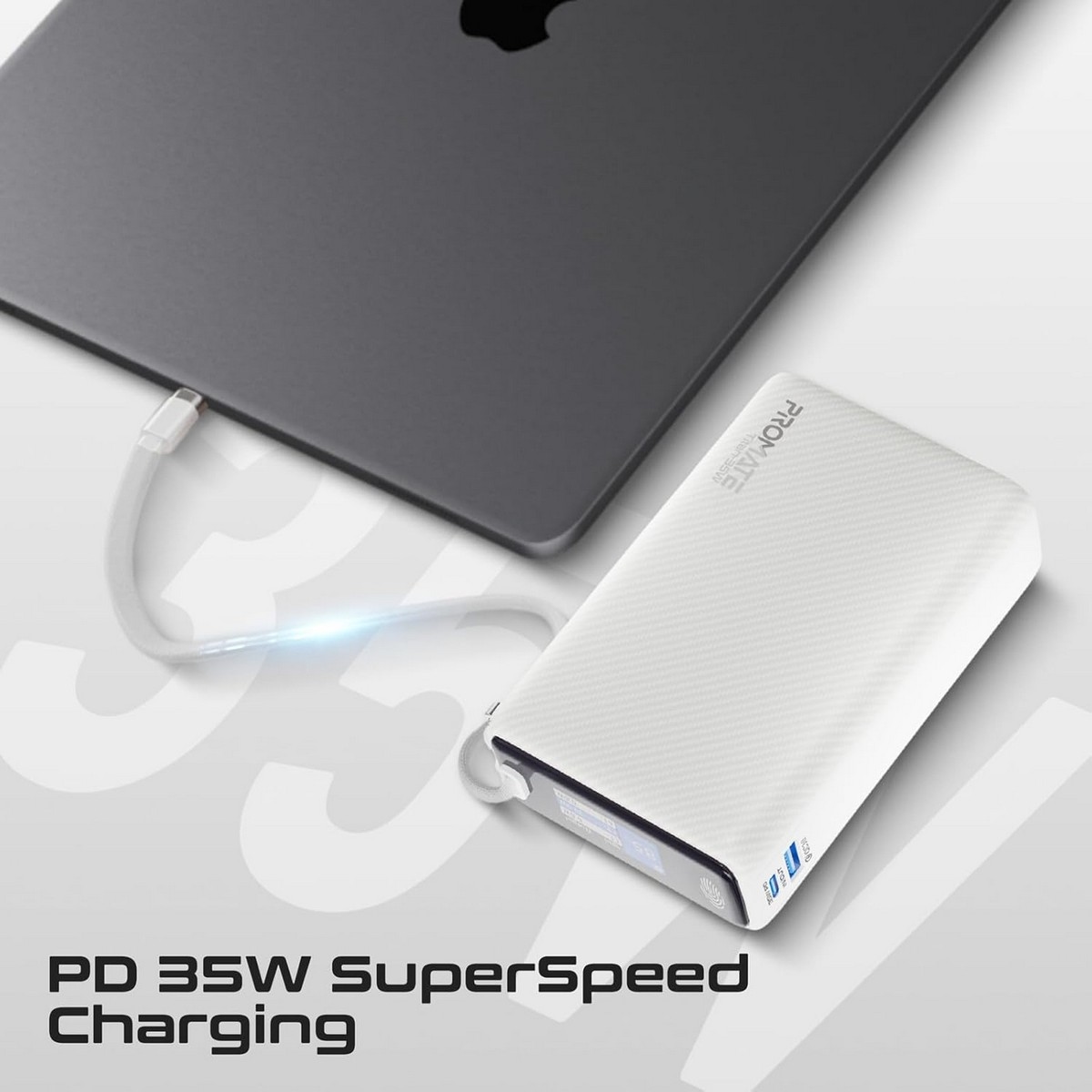 Promate 20000mAh 35W Power Delivery Power Bank
