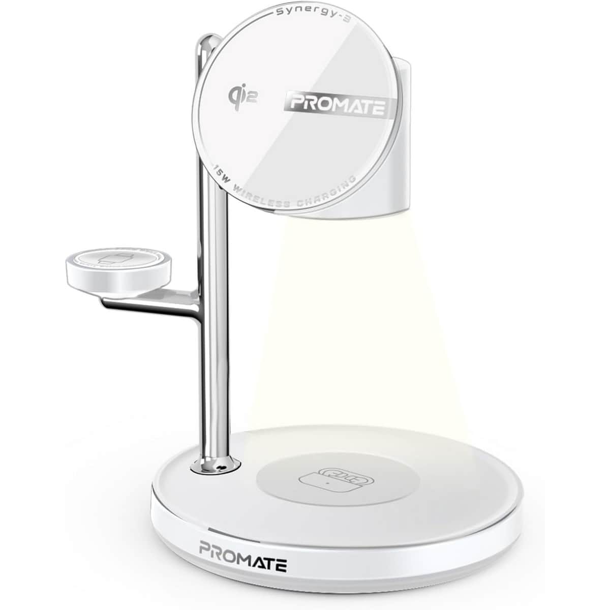 Promate 4-in-1 Qi2 Fast Wireless Charging Dock