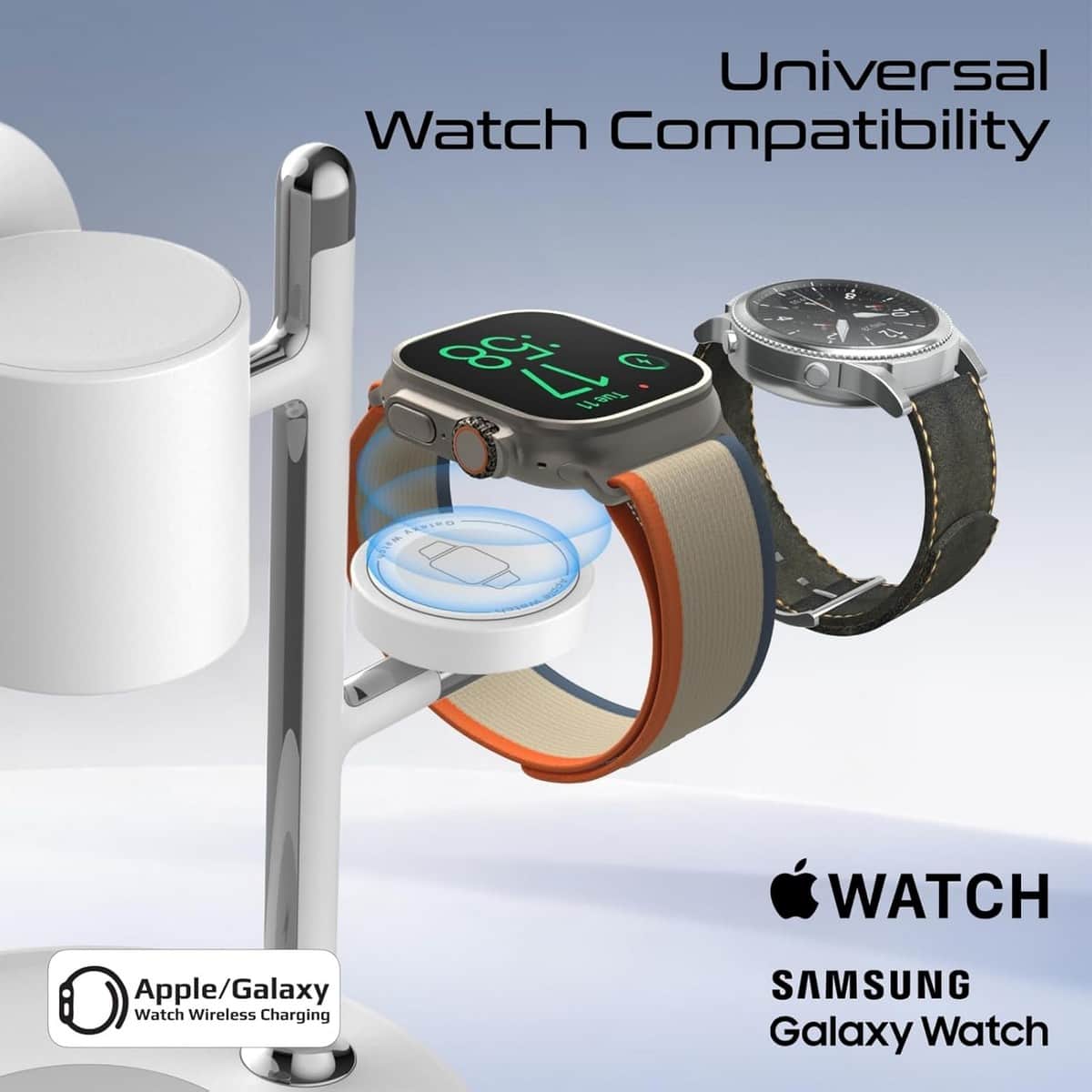 Promate 4-in-1 Qi2 Fast Wireless Charging Dock