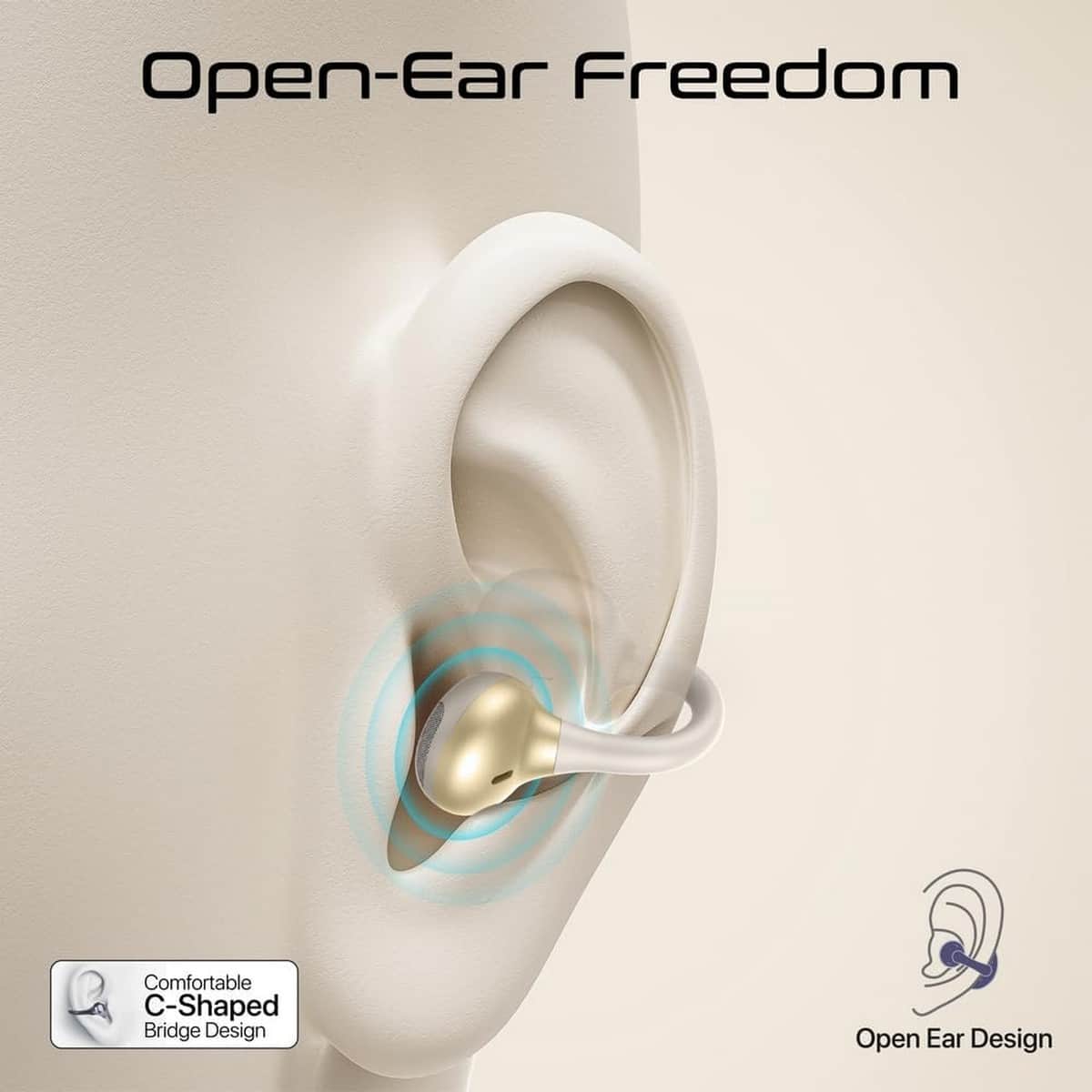 Promate Air Clip Pro Open Wireless Earbuds