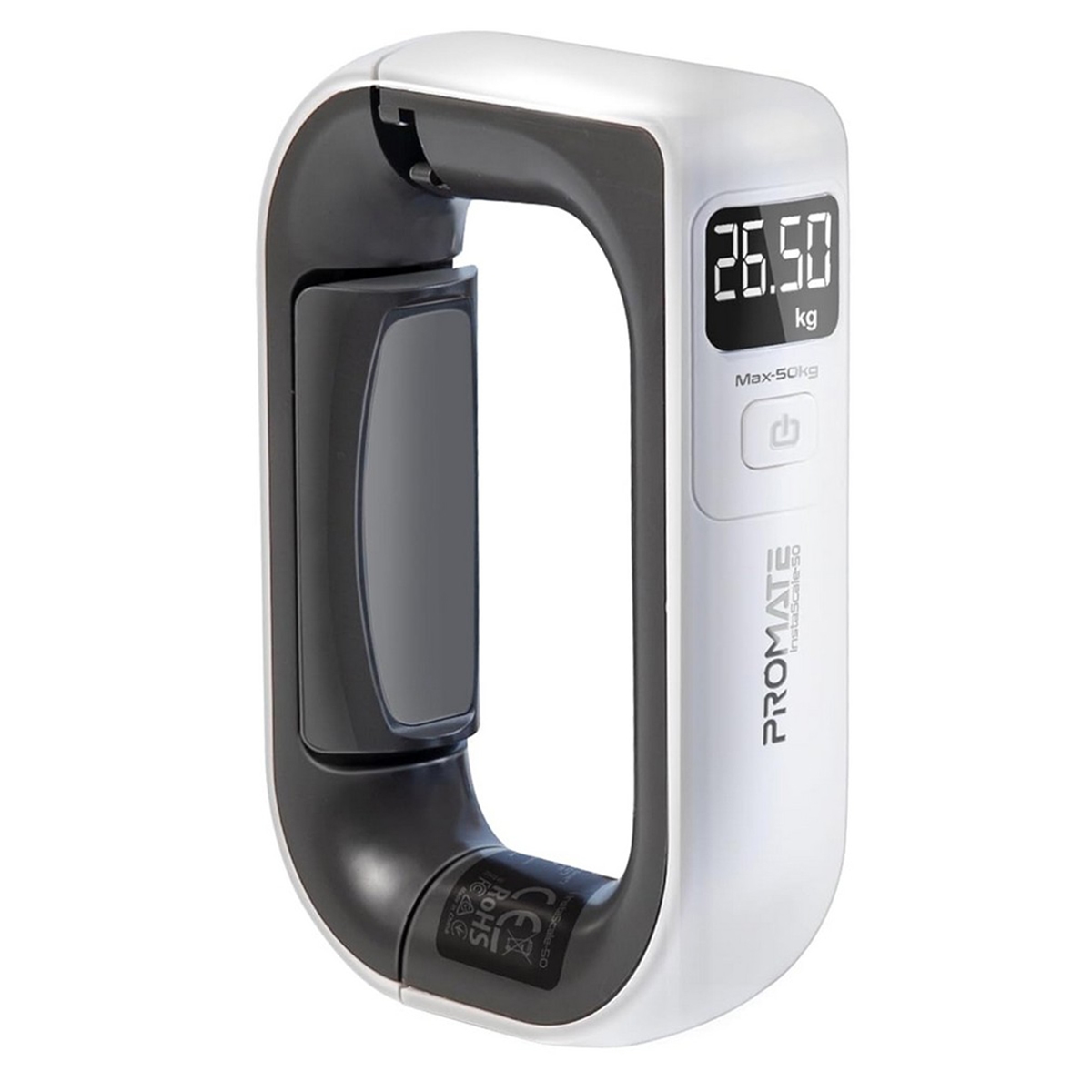 Promate Anti-Slip D Grip Digital Luggage Scale