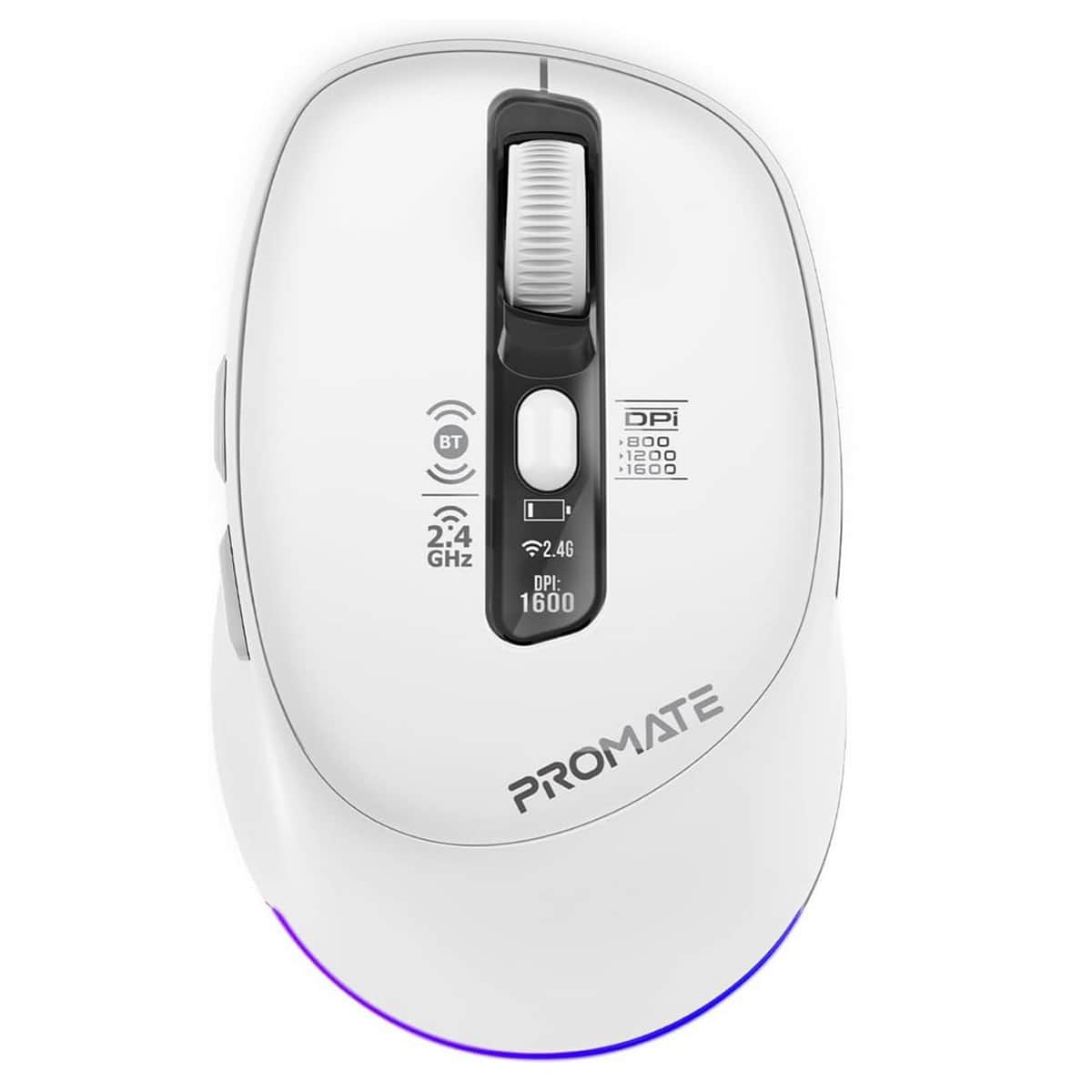 Promate Blix-3M Triple-Mode Wireless Mouse