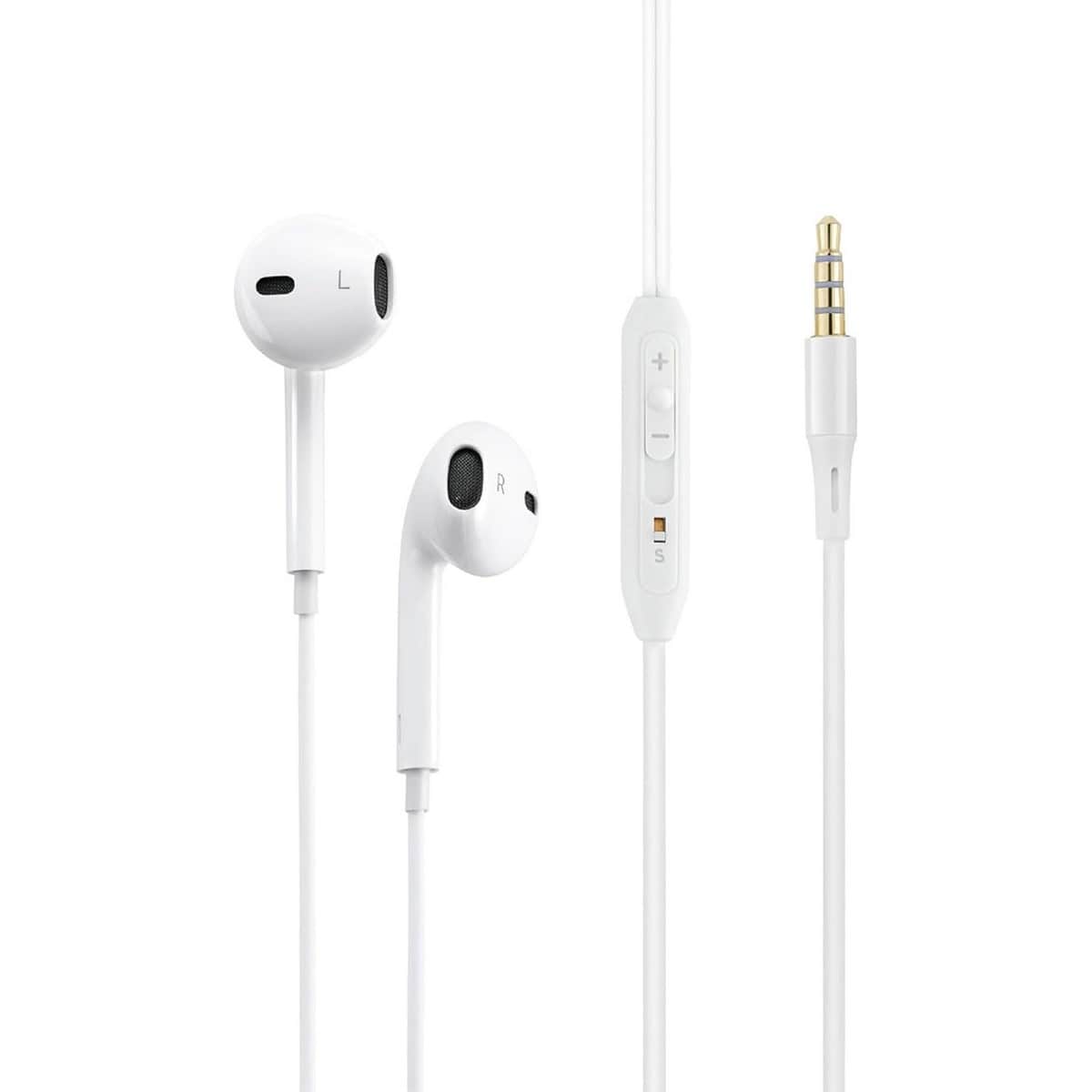 Promate White GearPod-IS2 3.5mm In-Ear Wired Earphones