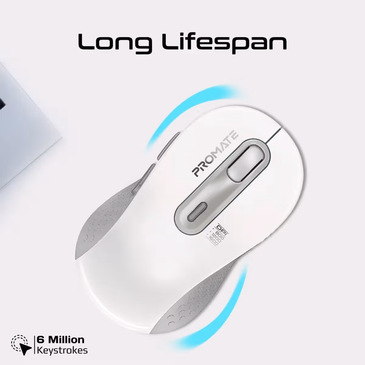 Promate Ken Bluetooth & 2.4GHz Dual Mode Wireless Mouse