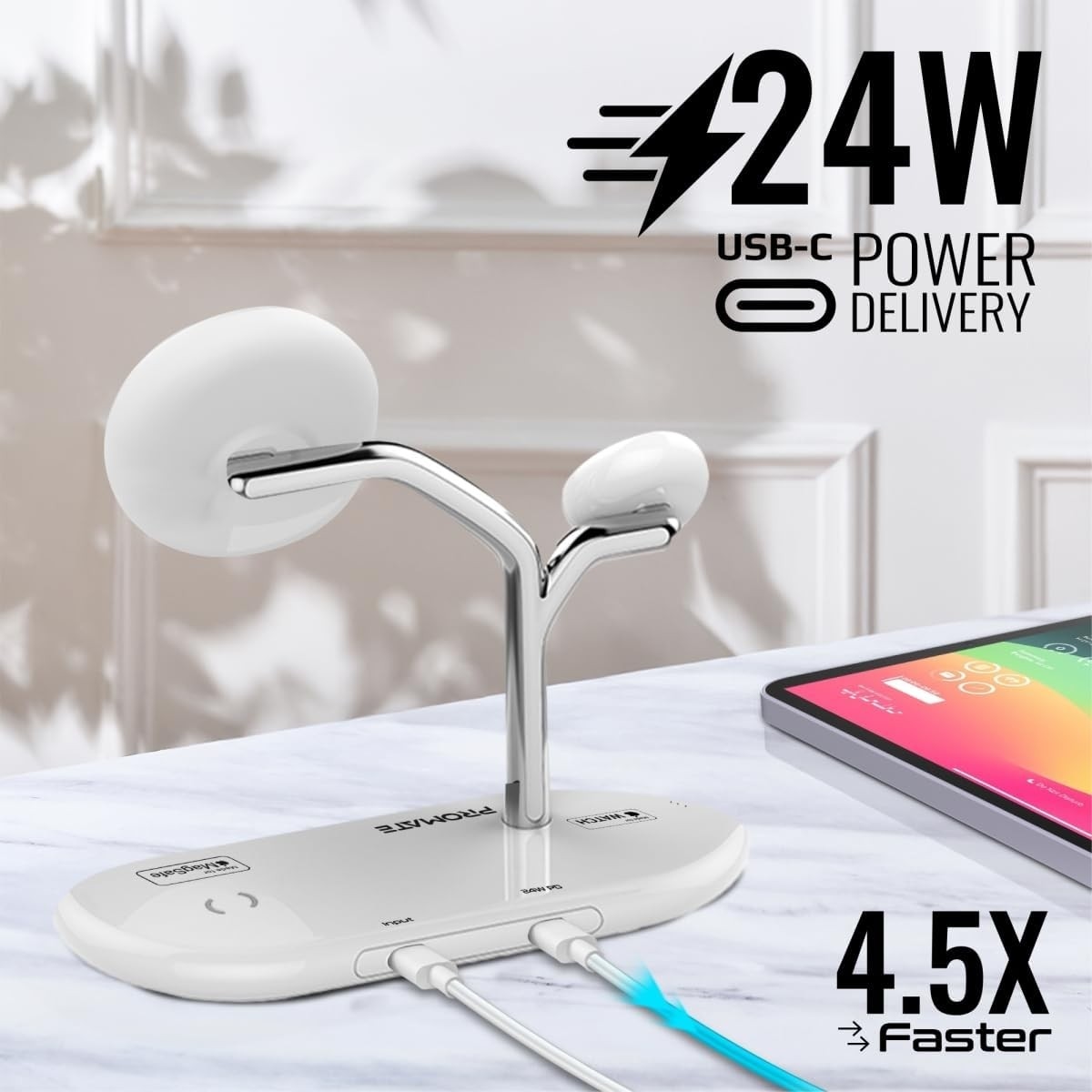 بروميت حامل شحن لاسلكي MagSafe 3 في 1