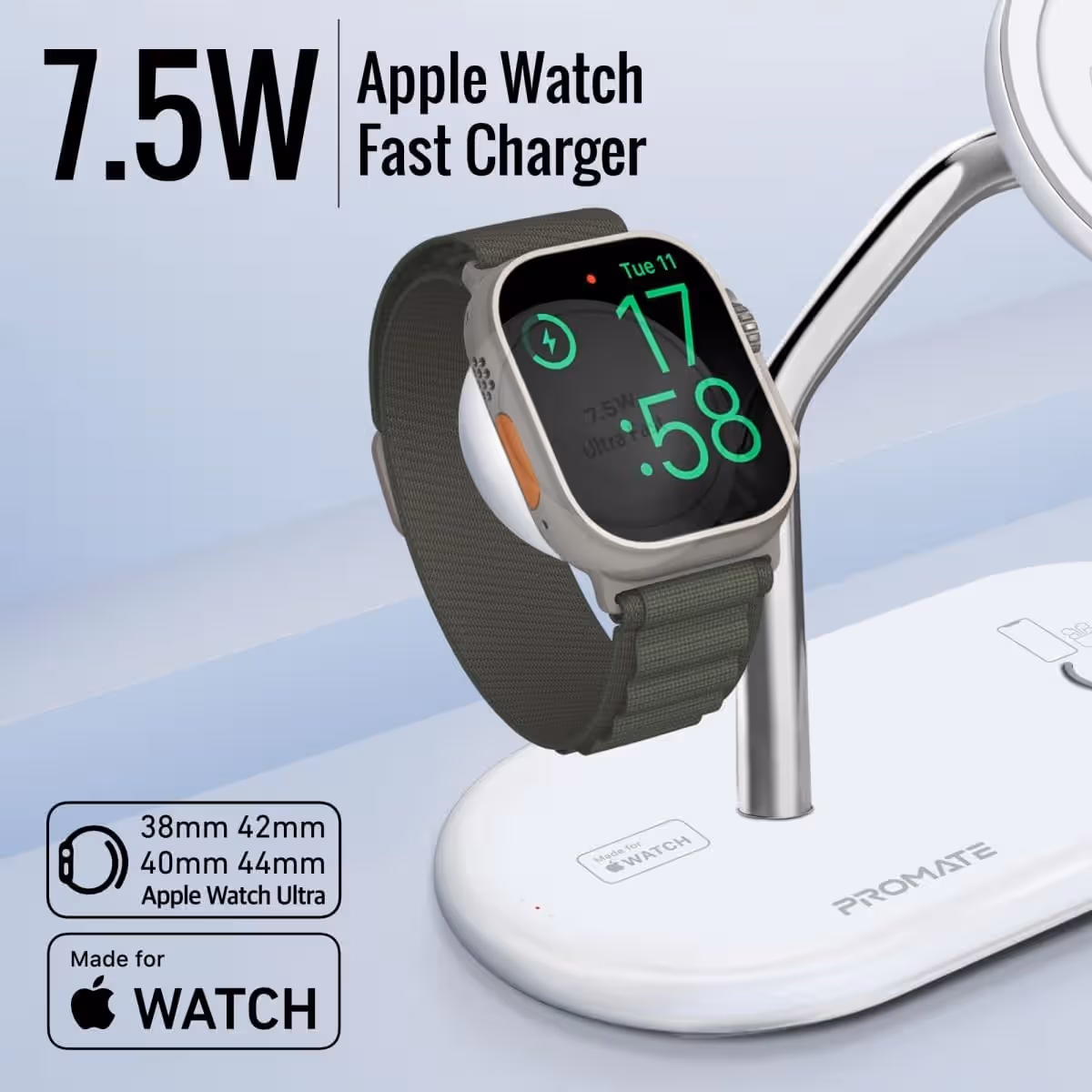 Promate MagSafe 3-in-1 Wireless Charging Stand