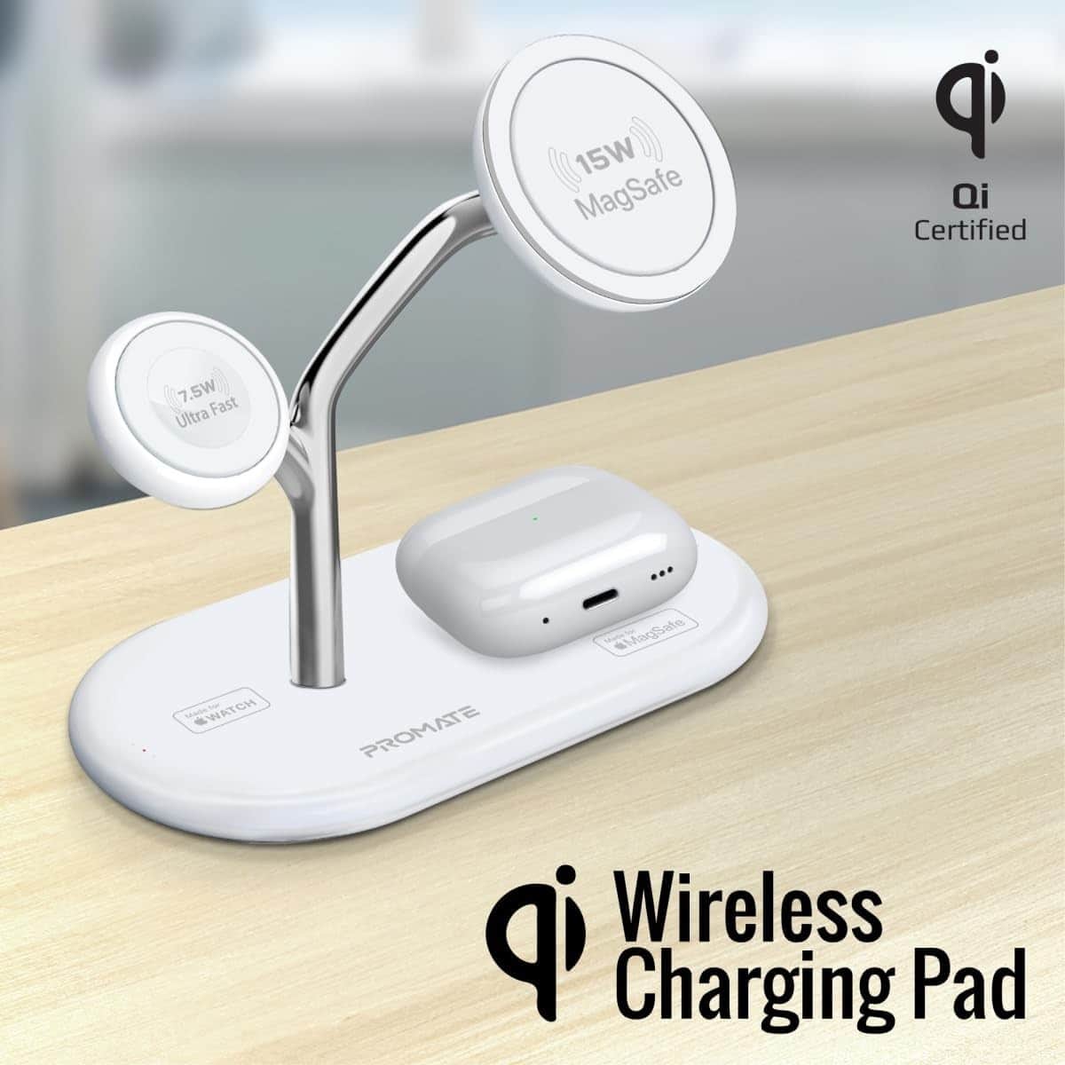 Promate MagSafe 3-in-1 Wireless Charging Stand