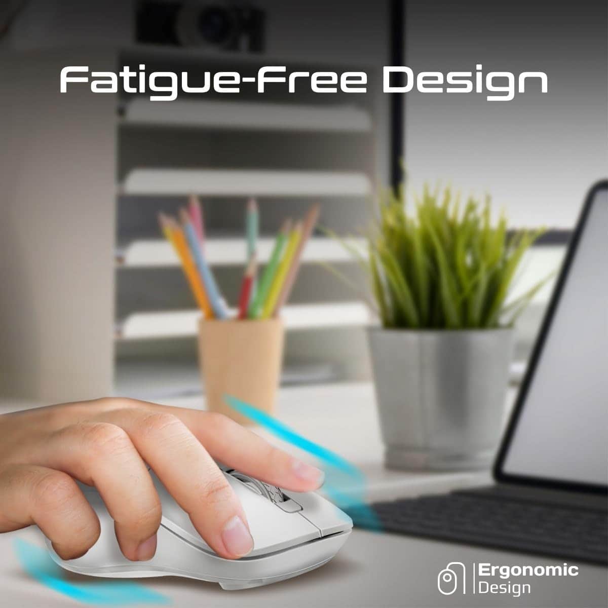 Promate Samo Bluetooth 2.4GHz Rechargeable Wireless Mouse