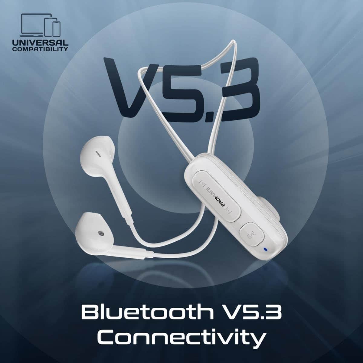 Promate Wireless Clip-On Earphones