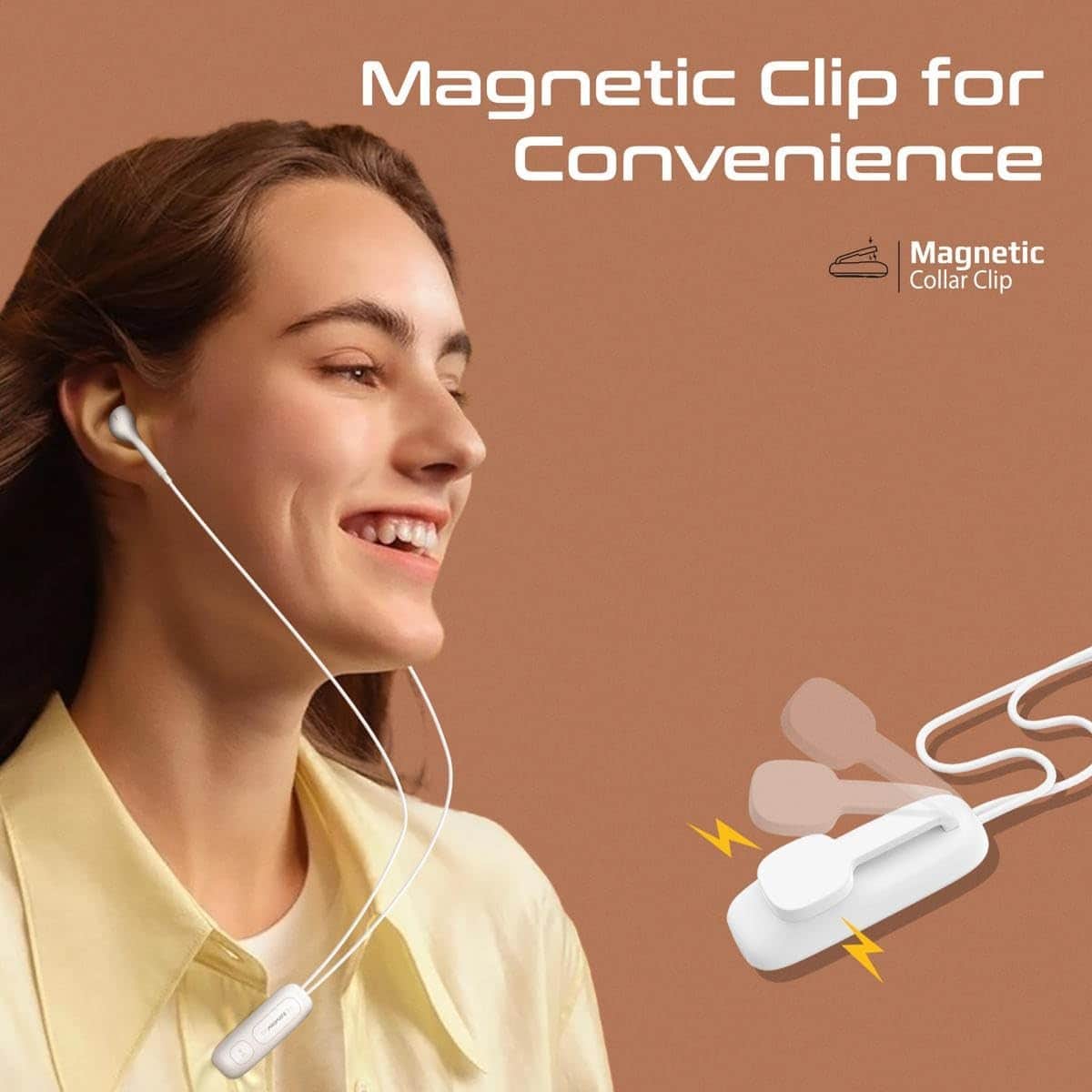Promate Wireless Clip-On Earphones