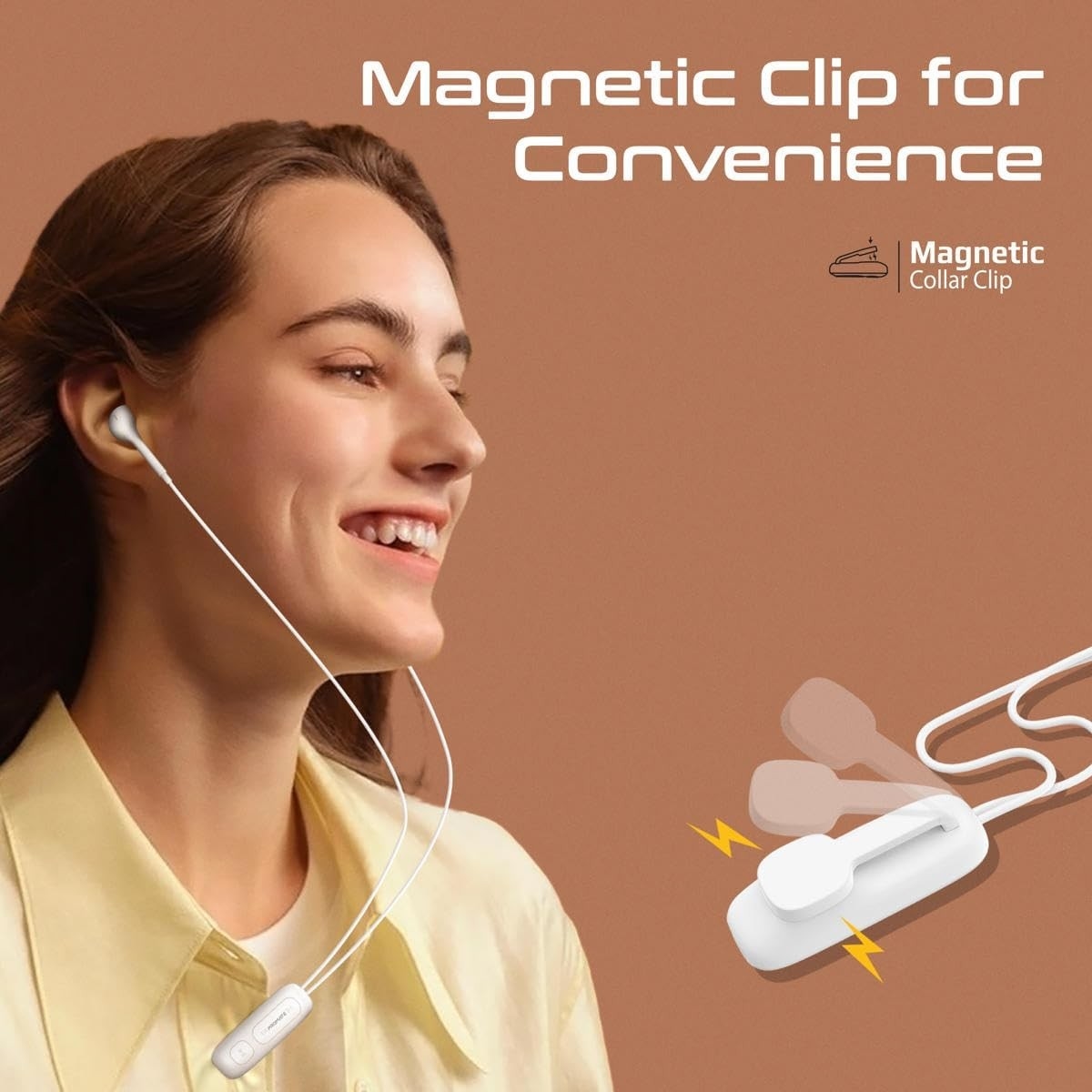 Promate Wireless Clip-On Earphones
