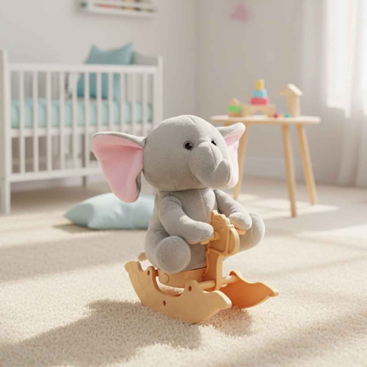 Pugs At Play 10" Battery Operated Rocking Manny Soft Toy Unisex, 3-4 Years