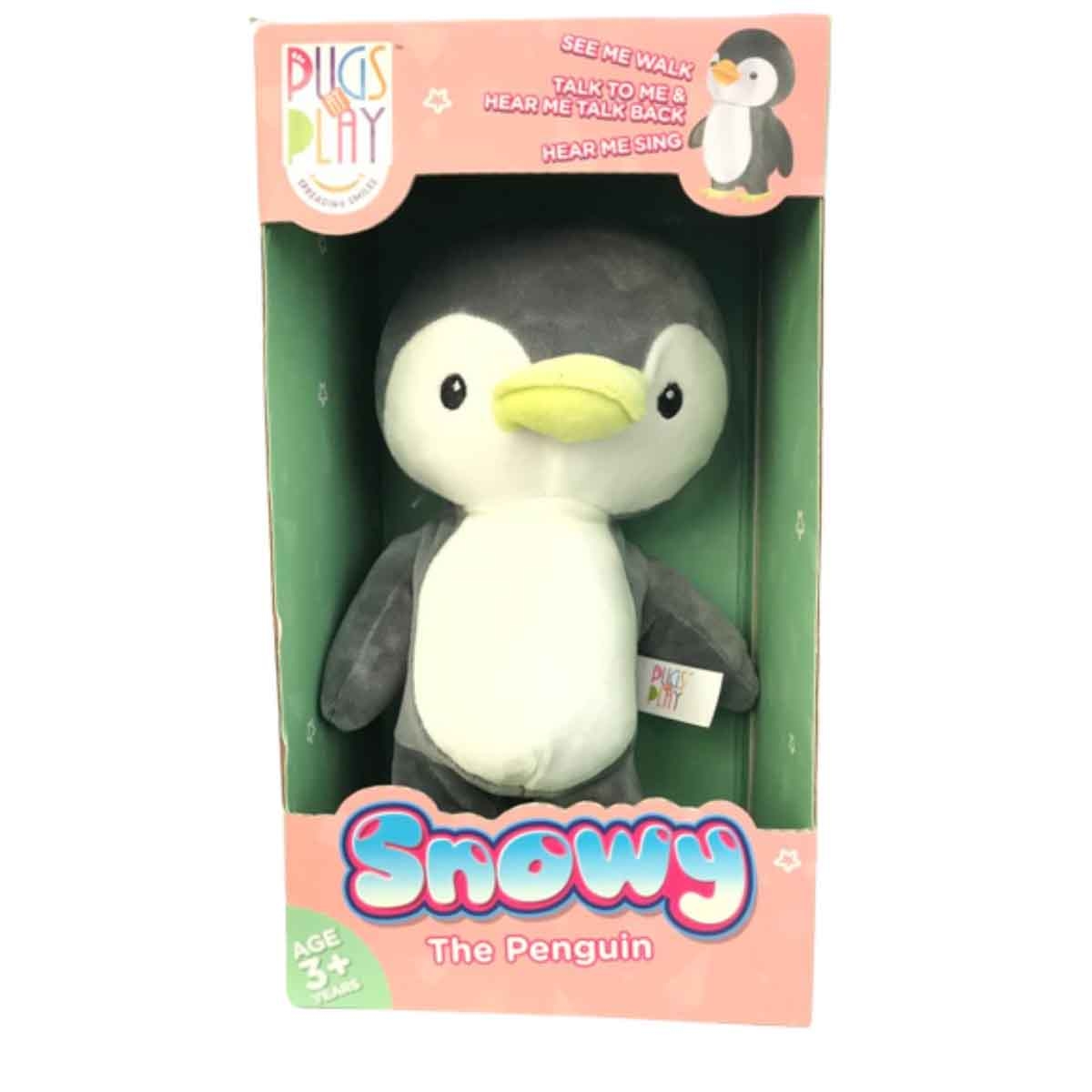 Pugs At Play 9" Battery Operated Walking & Talking Snowy Soft Toy Unisex, 3-4 Years