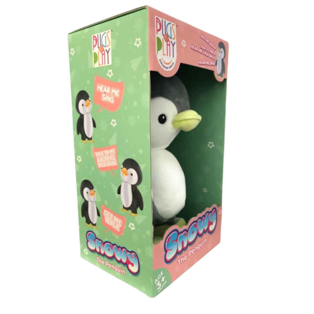 Pugs At Play 9" Battery Operated Walking & Talking Snowy Soft Toy Unisex, 3-4 Years