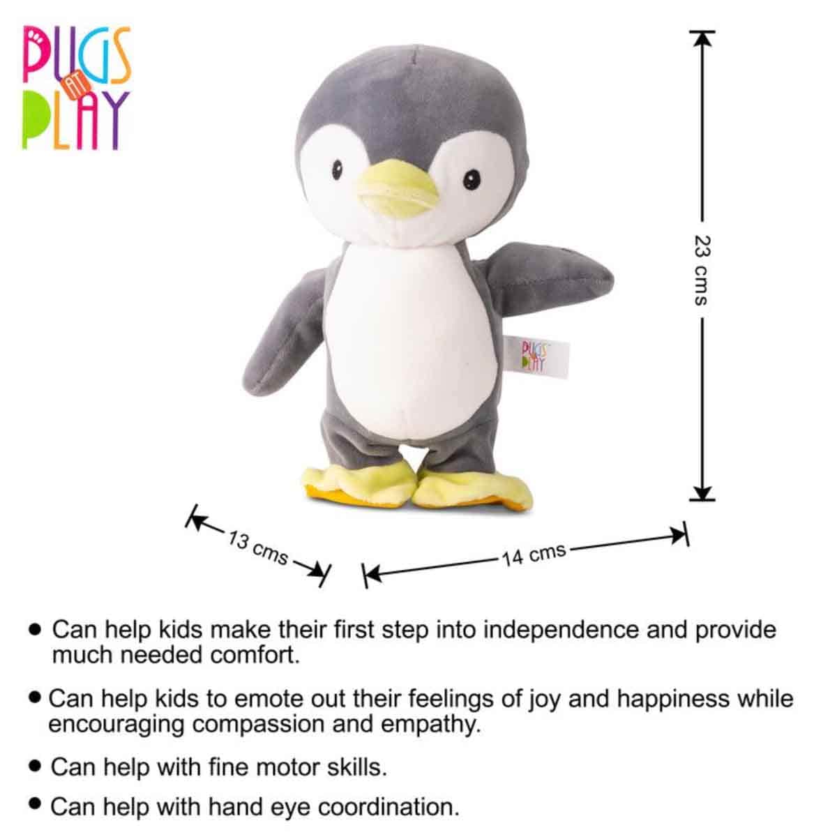 Pugs At Play 9" Battery Operated Walking & Talking Snowy Soft Toy Unisex, 3-4 Years