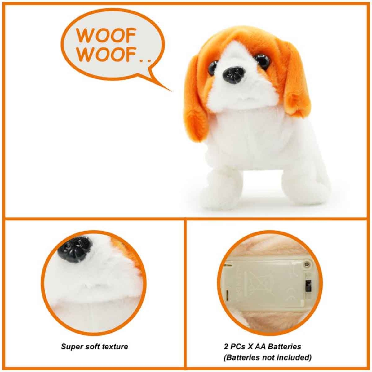 باغز آت بلاي لعبة بَدي 6.5 إنش بطارية يمشي للجنسين، 3-4 سنوات