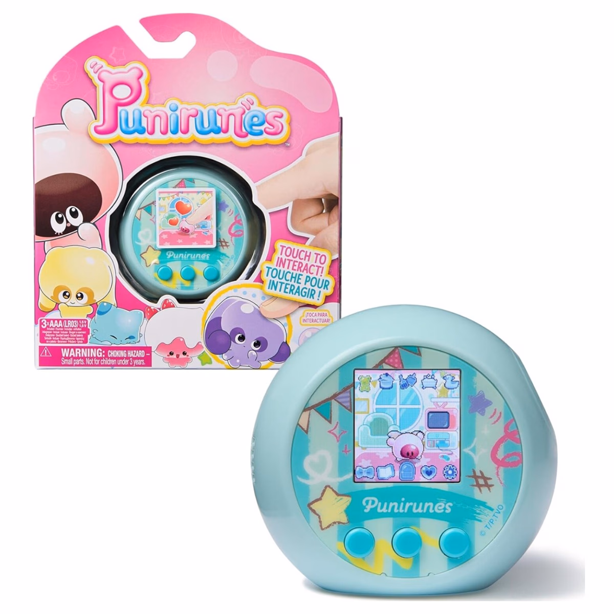 Punirunes Interactive & Squishy Digital Pet Unisex, 5-7 Years