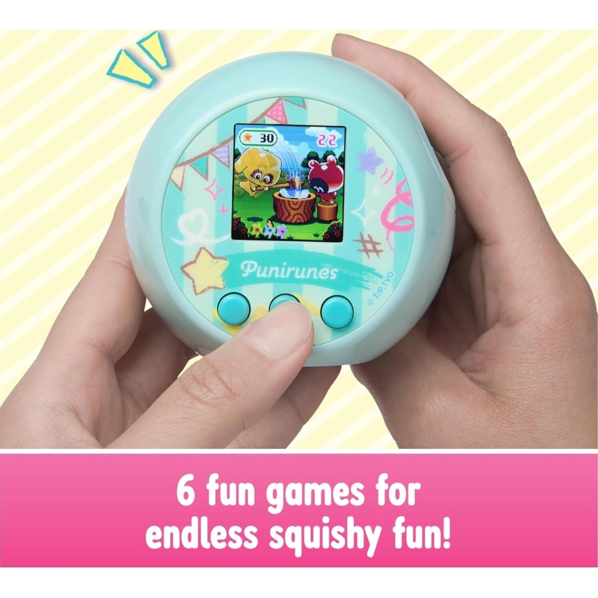 Punirunes Interactive & Squishy Digital Pet Unisex, 5-7 Years