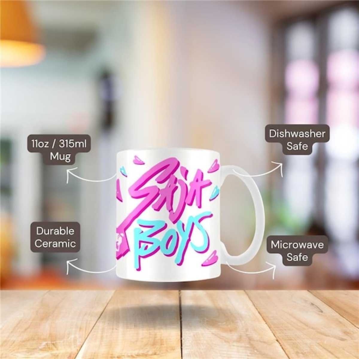 Pyramid 11oz K-Pop Demon Hunters Saja Boys Mug