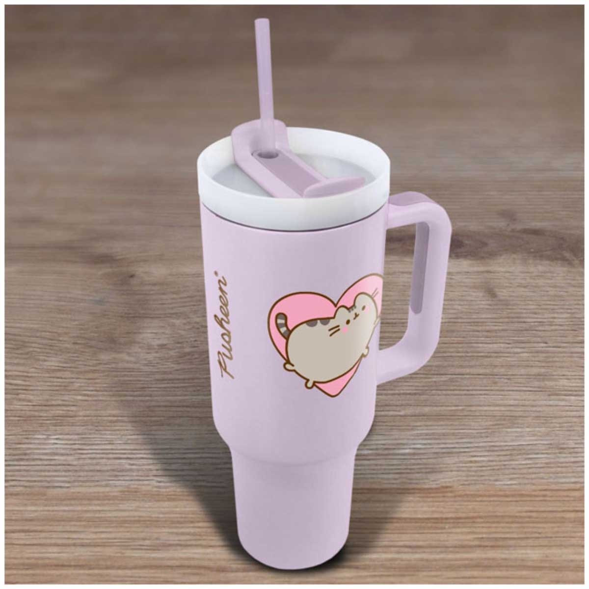 Pyramid 40oz Pusheen the Cat Yum Tumbler