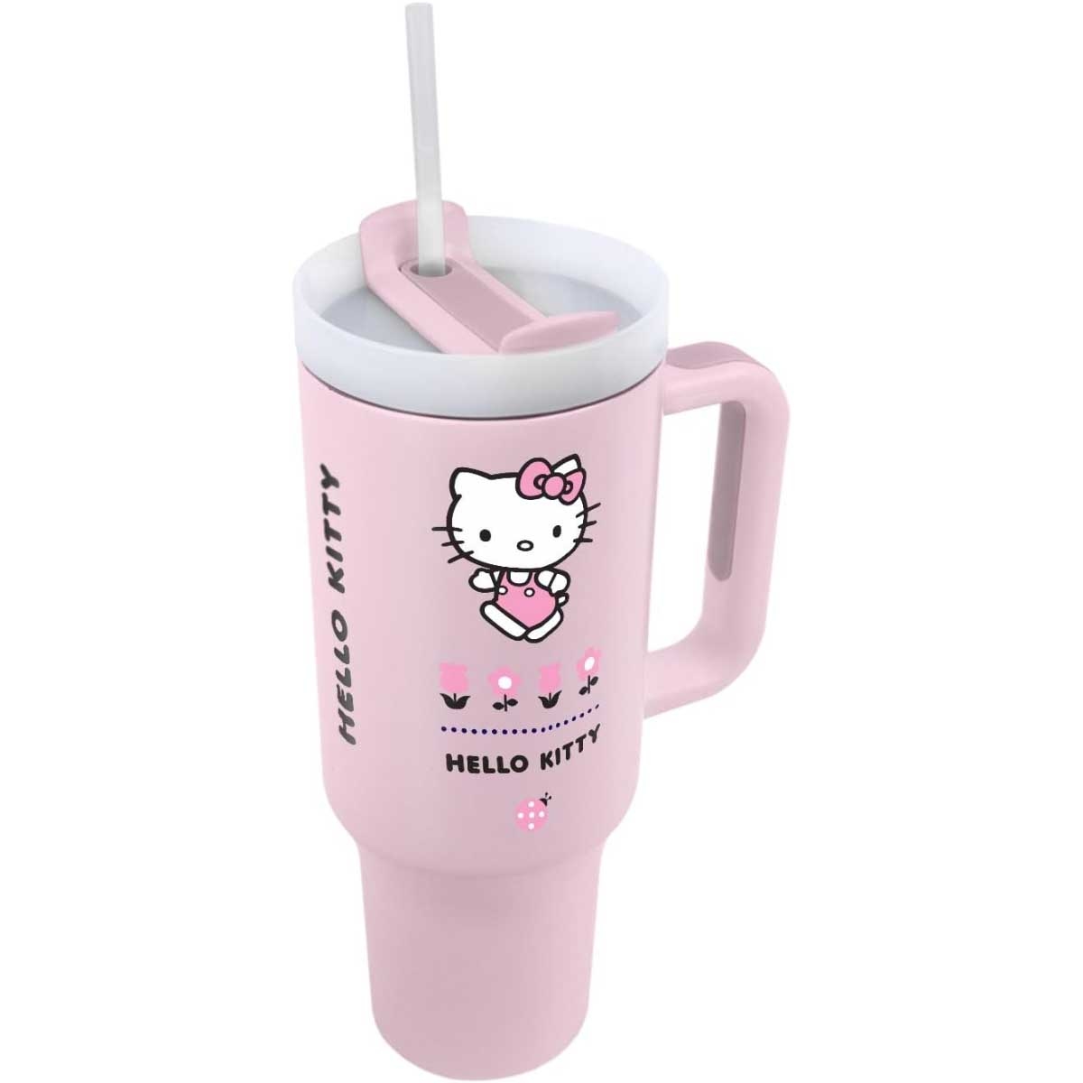 Pyramid 40oz Sanrio Hello Kitty Tumbler with Handle & Straw