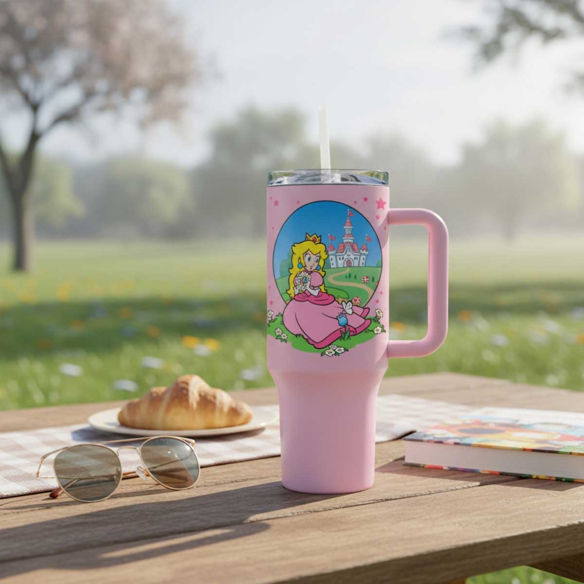 Pyramid 40oz Super Mario Princess Peach Tumbler