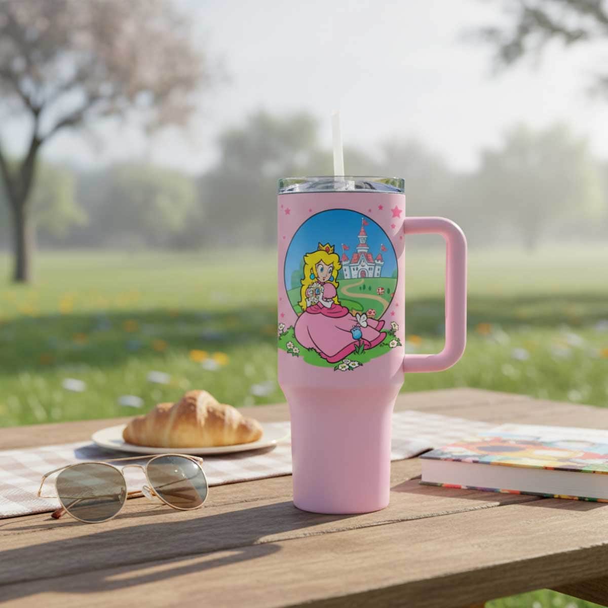 Pyramid 40oz Super Mario Princess Peach Tumbler