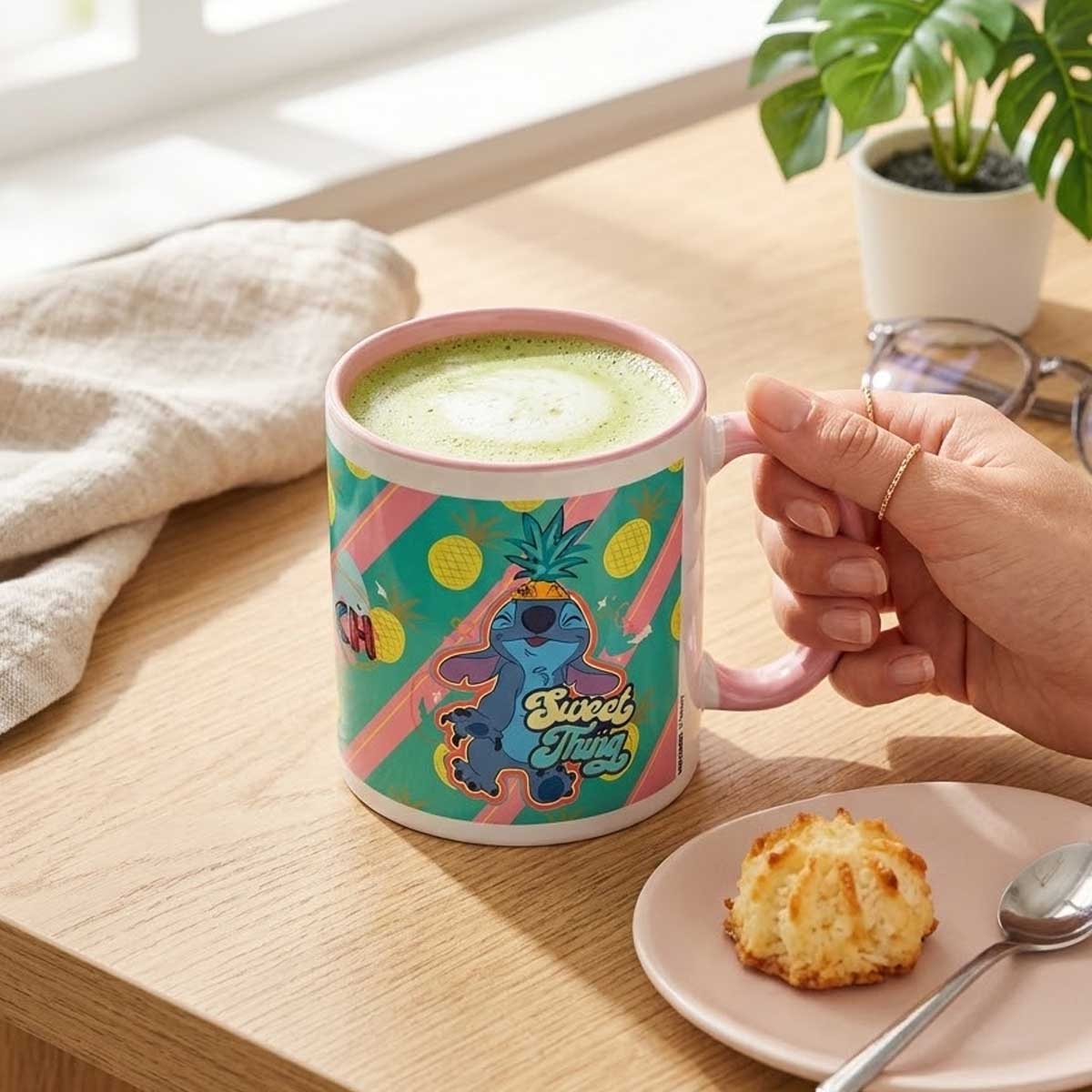 Pyramid 315ml Disney Lilo & Stitch You're My Fave Pink Inner Mug