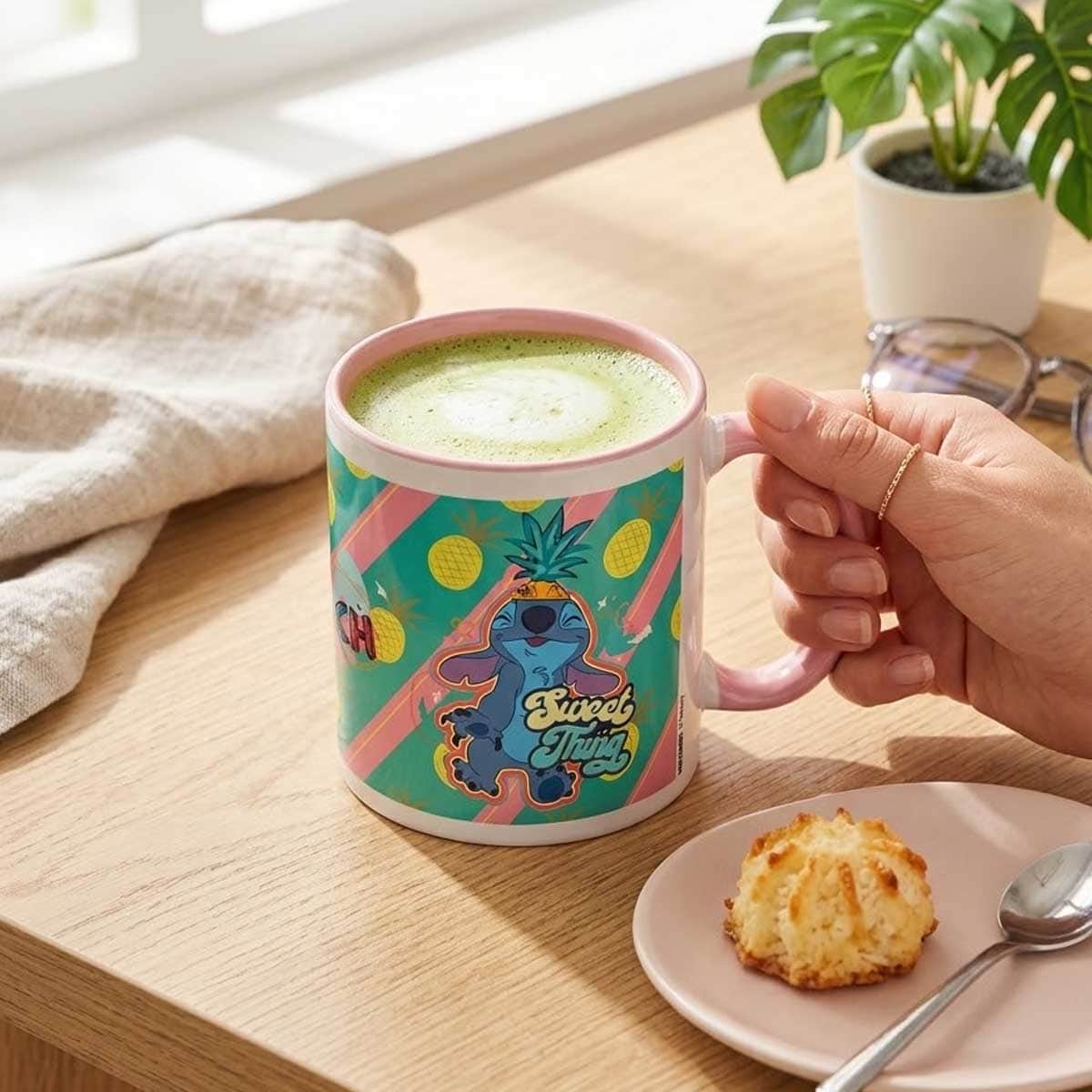 Pyramid 315ml Disney Lilo & Stitch You're My Fave Pink Inner Mug