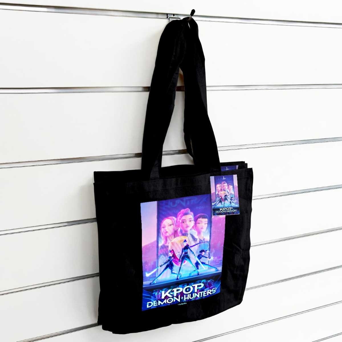 Pyramid K-Pop Demon Hunters Black Tote Bag