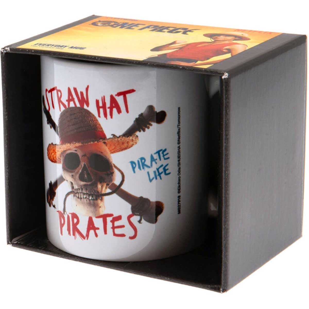 Pyramid 315ml One Piece Live Action Straw Hat Pirate Emblem Mug