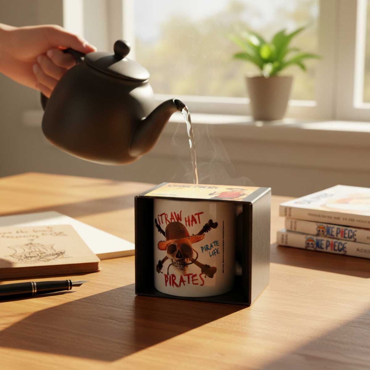 Pyramid 315ml One Piece Live Action Straw Hat Pirate Emblem Mug