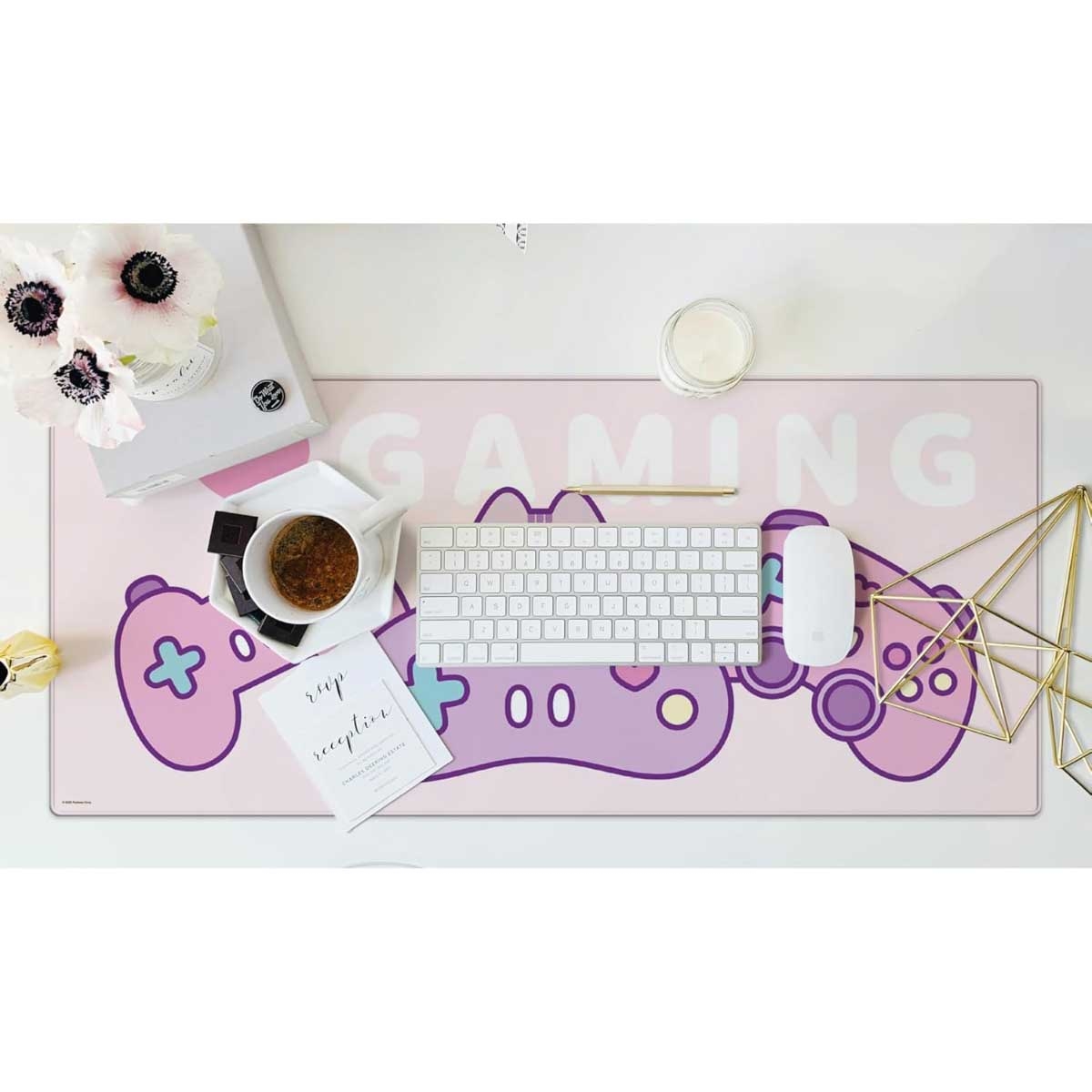 Pyramid Pusheen the Cat Desk Mat