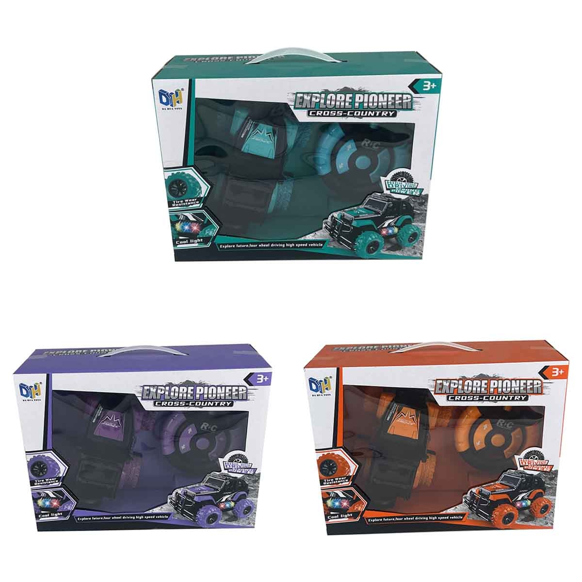 Da Hua Toys Cross Country R/C Assorted Car Boys, 3-4 Years