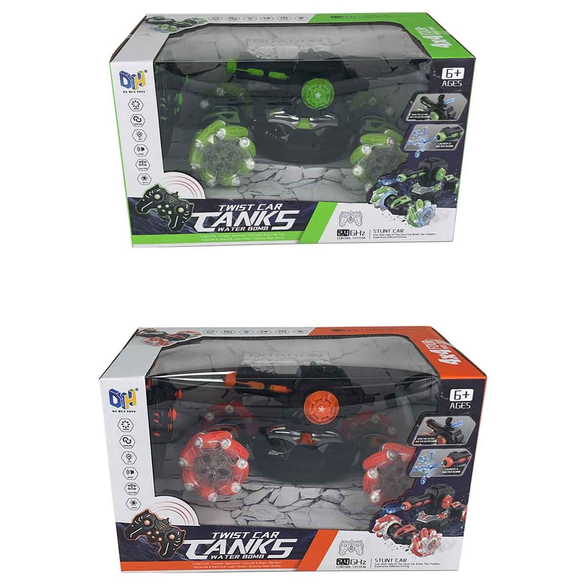 Da Hua Toys R/C Twist Assorted Tank Boys, 5-7 Years