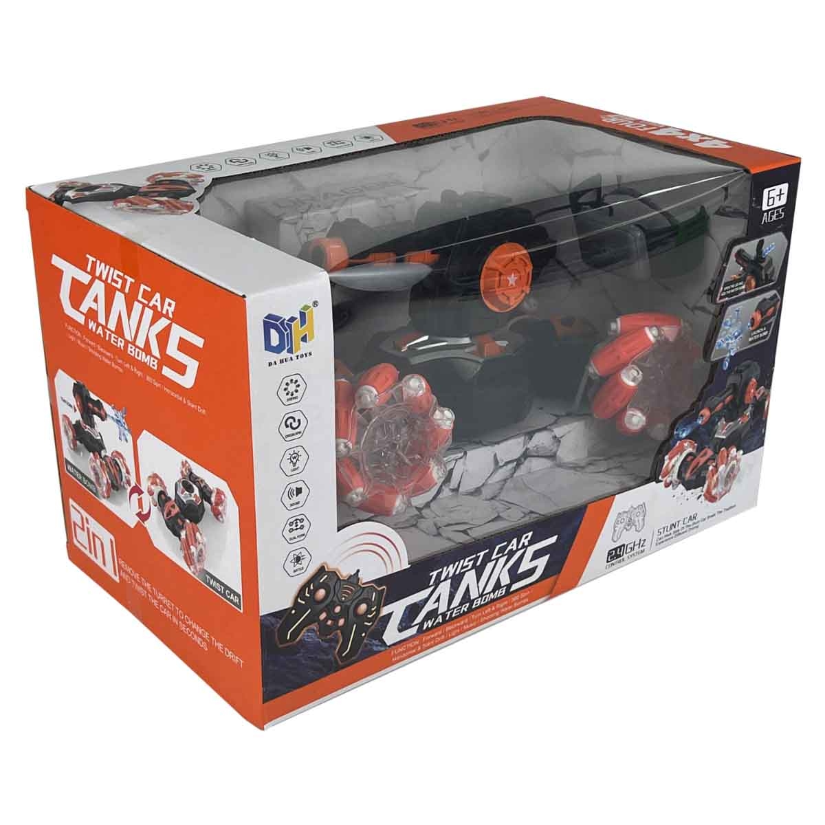 Da Hua Toys R/C Twist Assorted Tank Boys, 5-7 Years