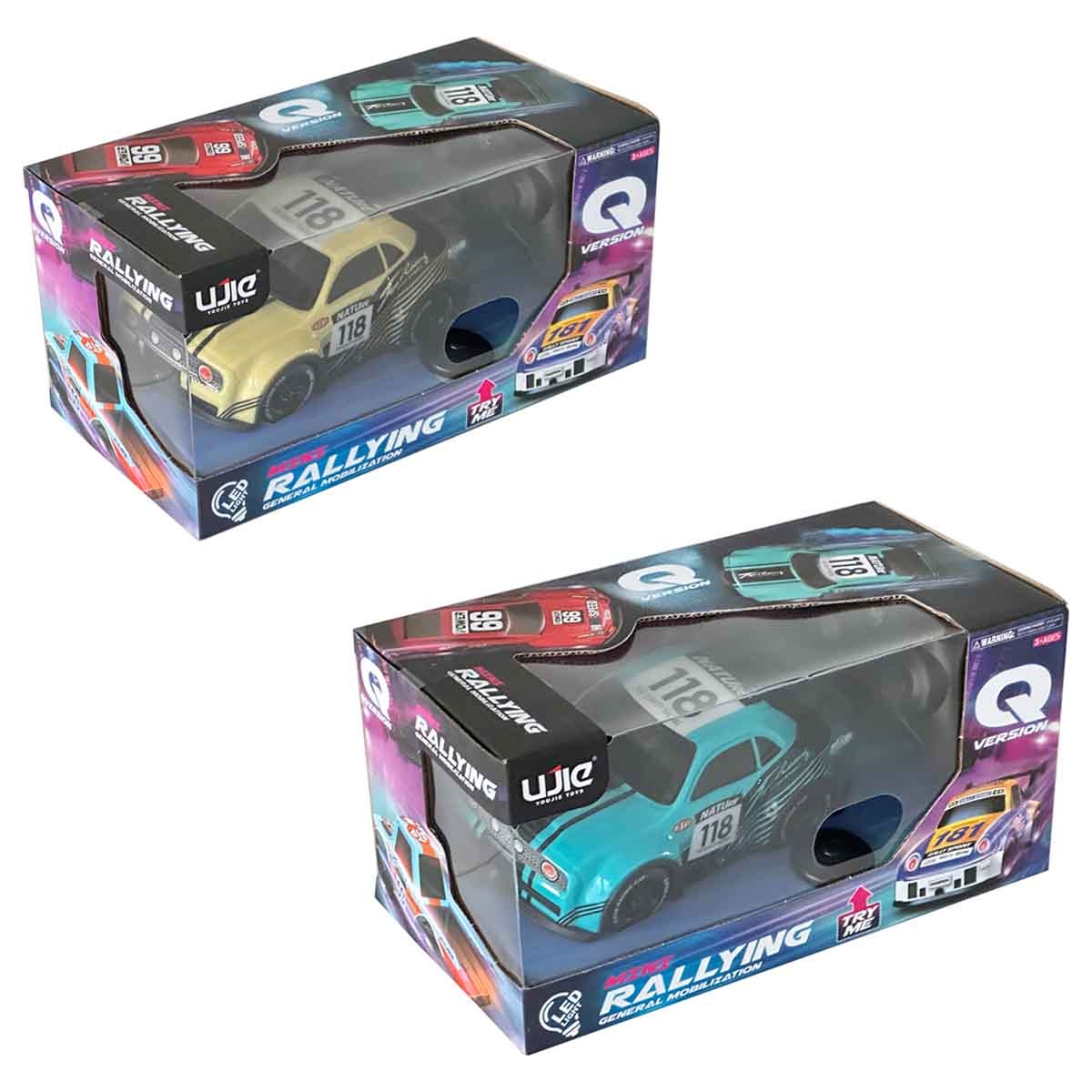 Ujie Mini Rallying Assorted Racing Car Boys, 3-4 Years